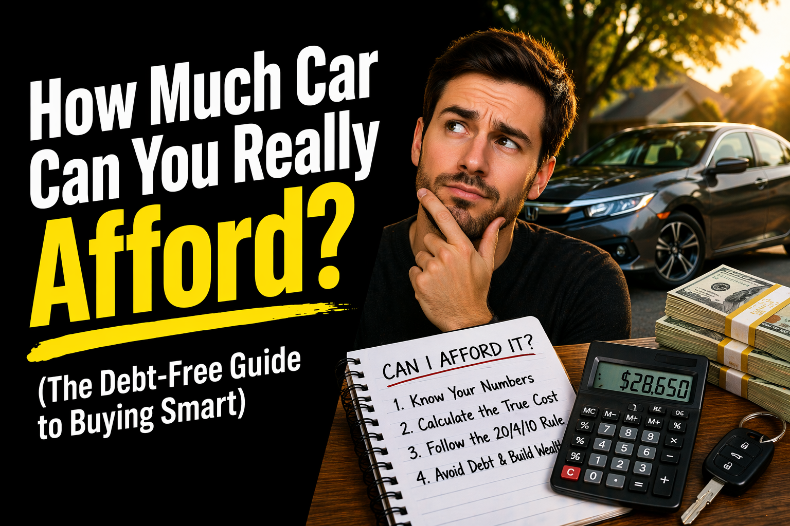 How Much Car Can You Really Afford? (The Debt-Free Guide to Buying Smart)