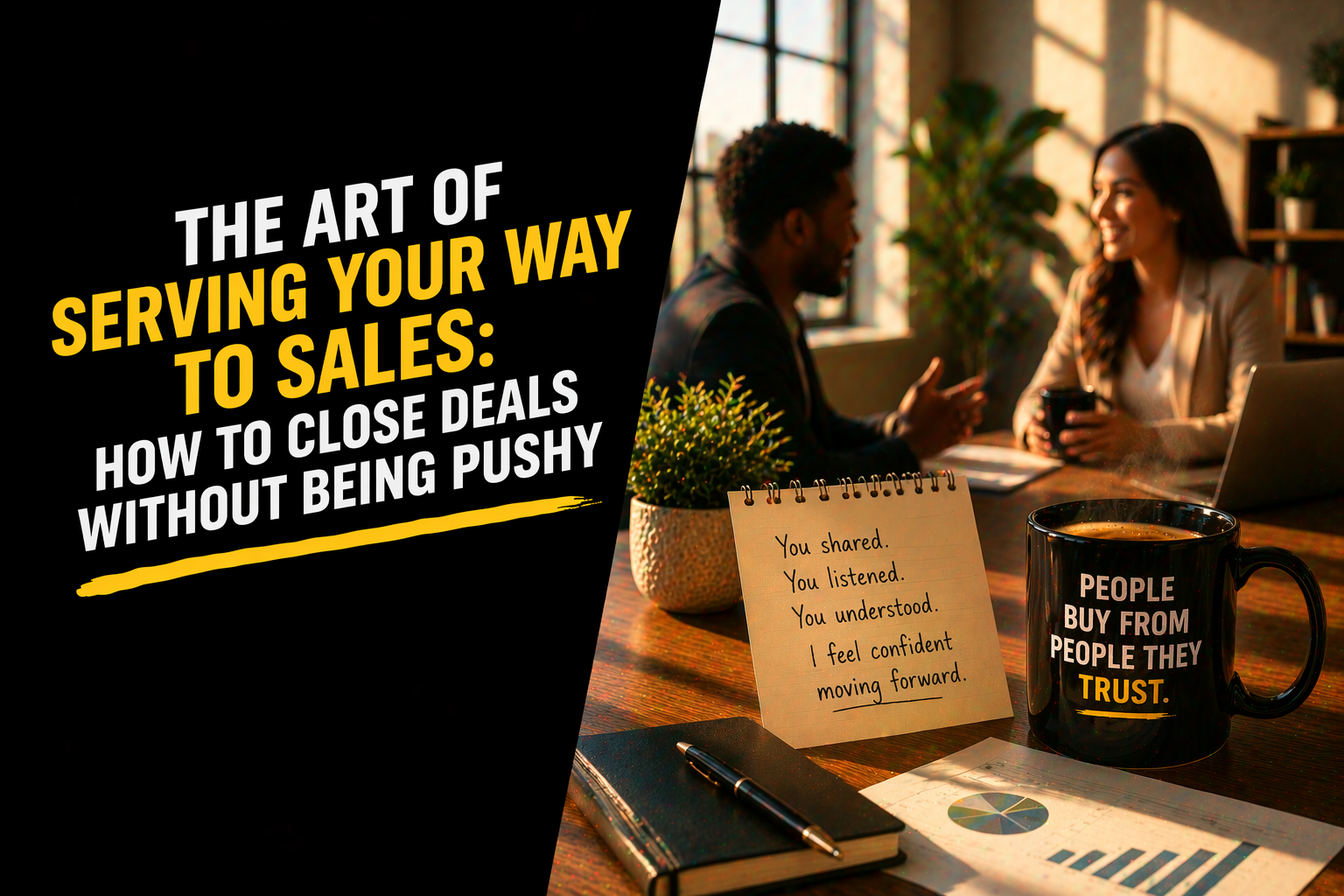 The Art of Serving Your Way to Sales: How to Close Deals Without Being Pushy
