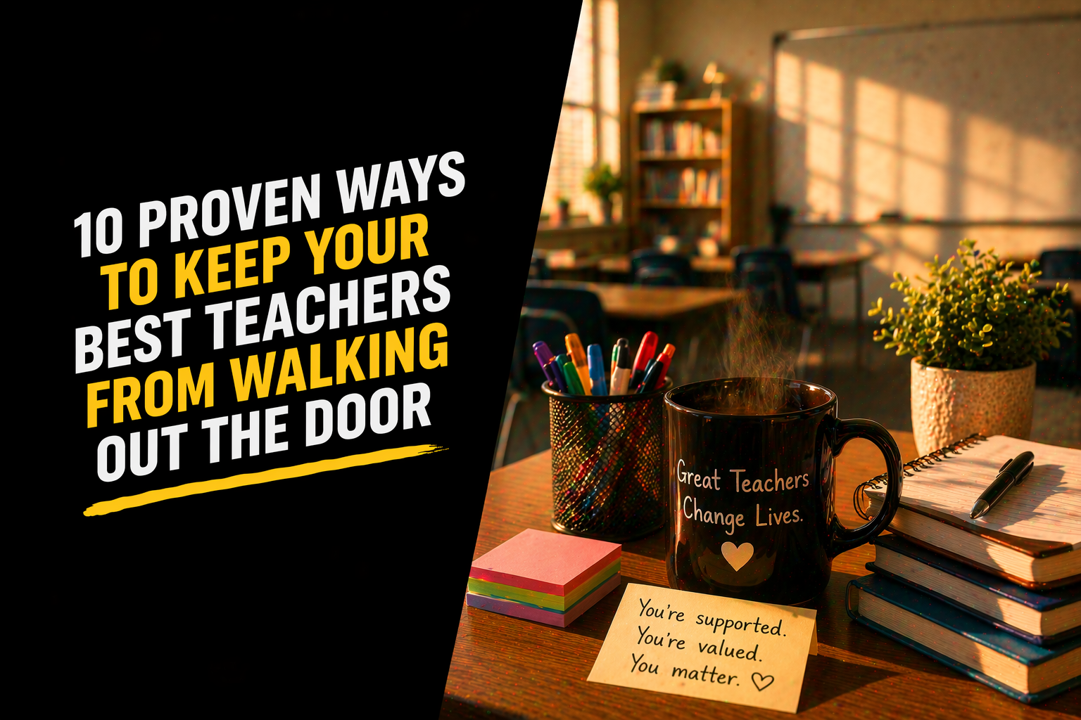 10 Proven Ways to Keep Your Best Teachers From Walking Out the Door