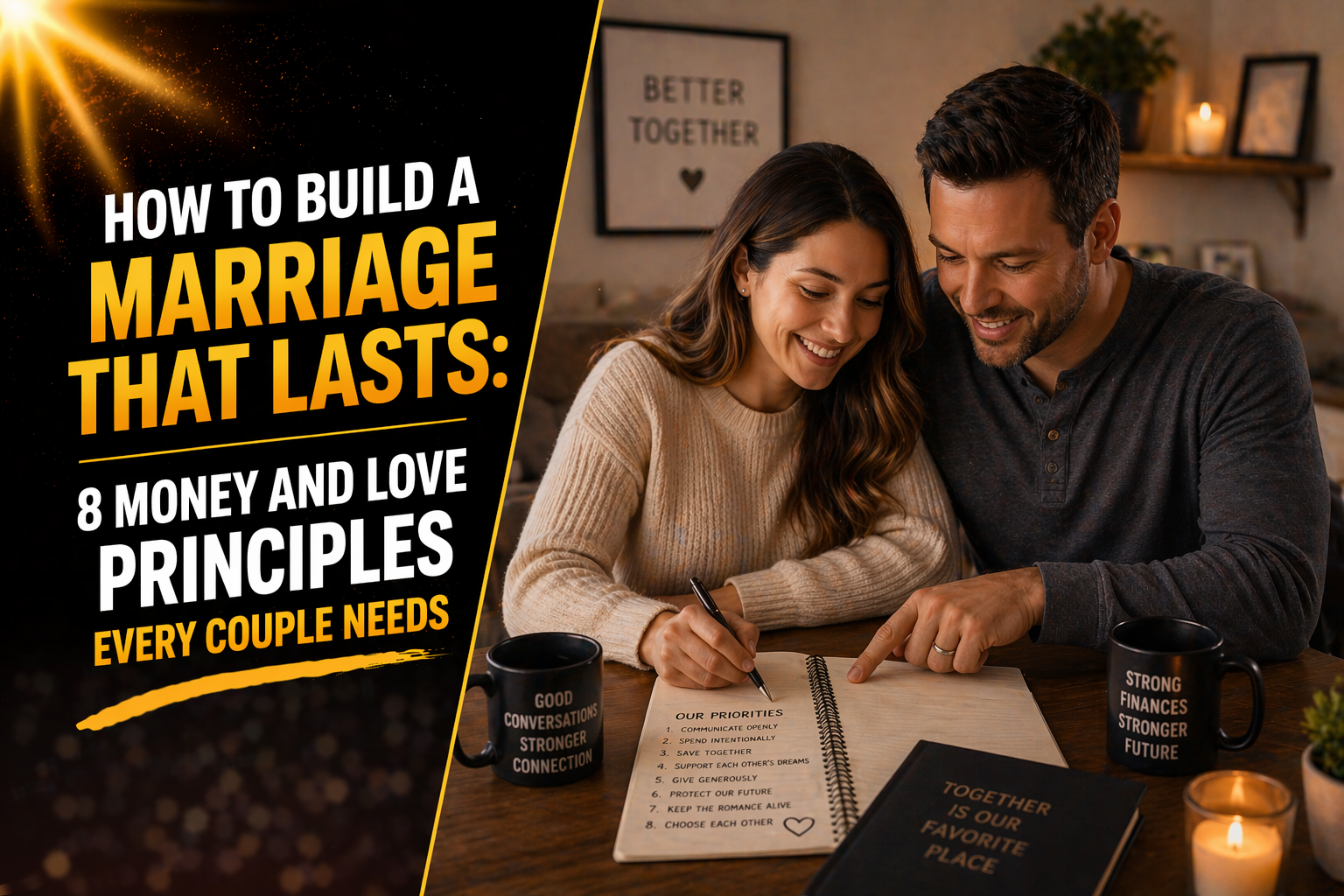 How to Build a Marriage That Lasts: 8 Money and Love Principles Every Couple Needs
