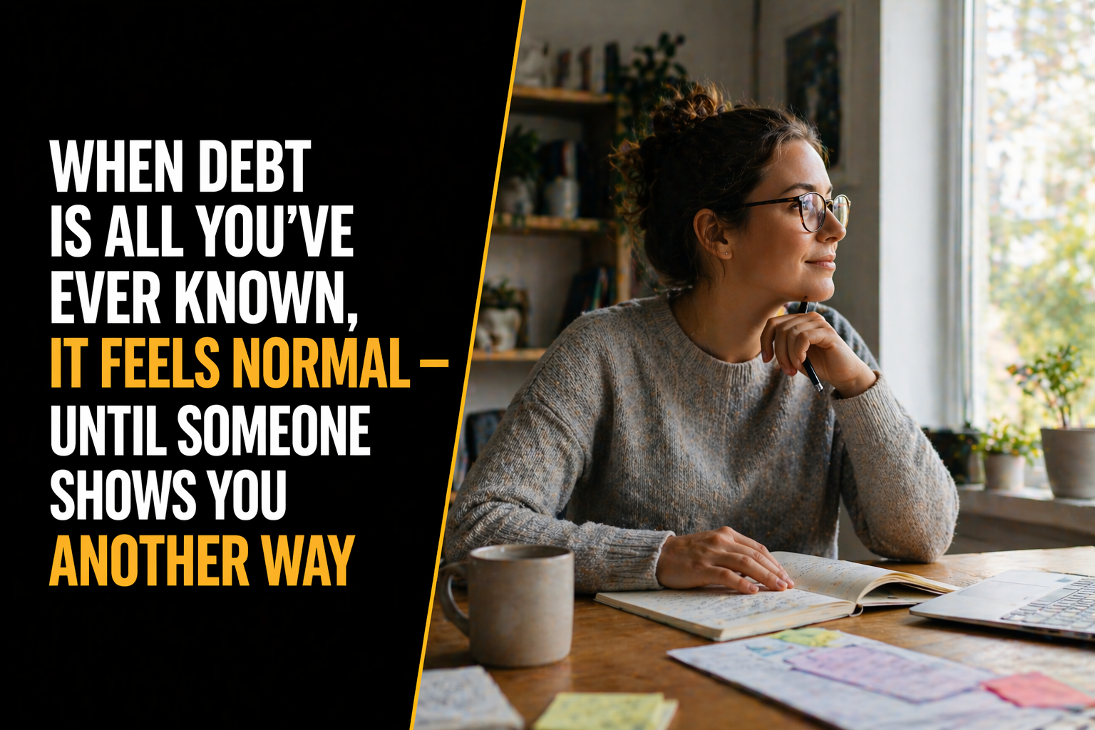 When Debt Is All You've Ever Known, It Feels Normal — Until Someone Shows You Another Way