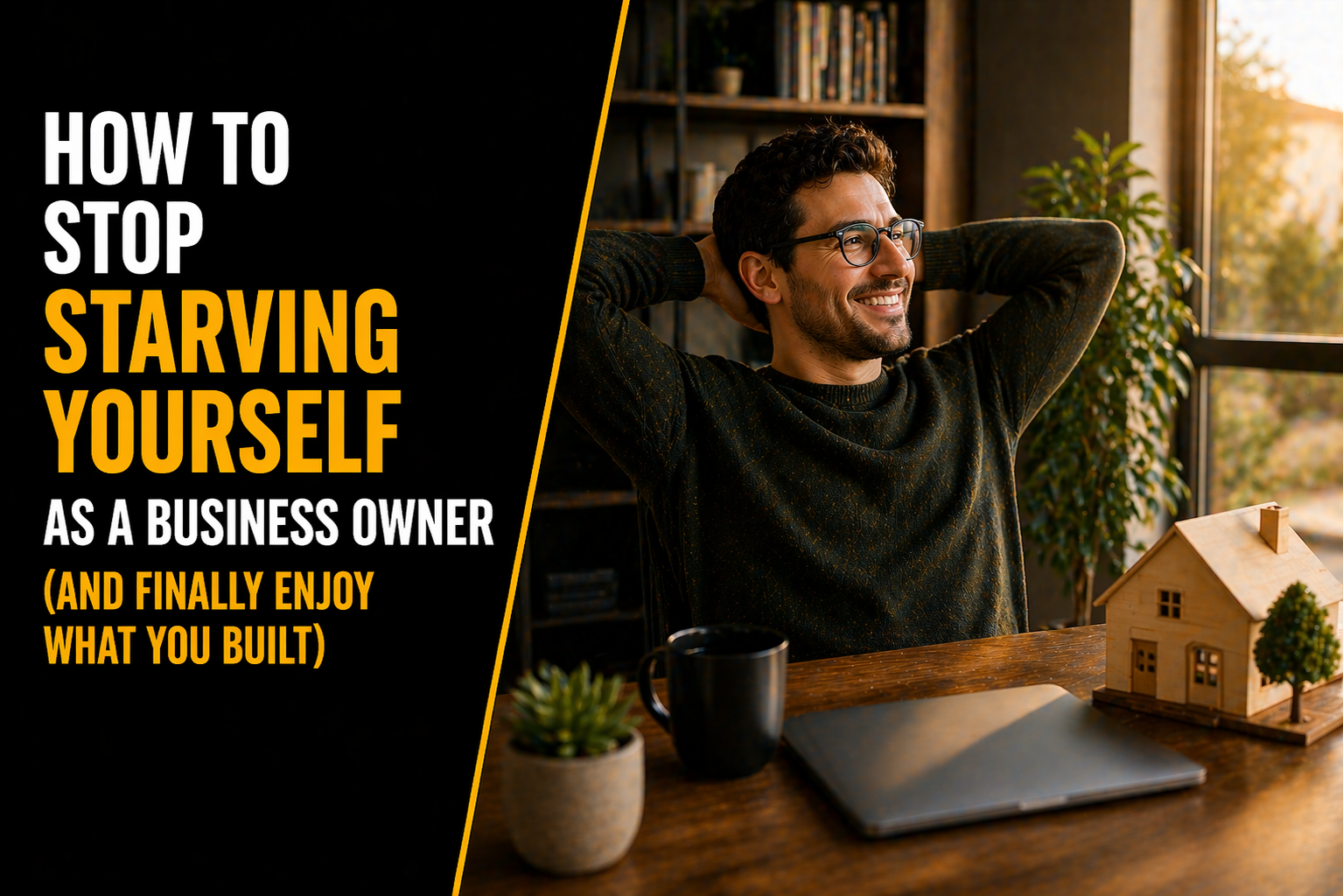 How to Stop Starving Yourself as a Business Owner (And Finally Enjoy What You Built)