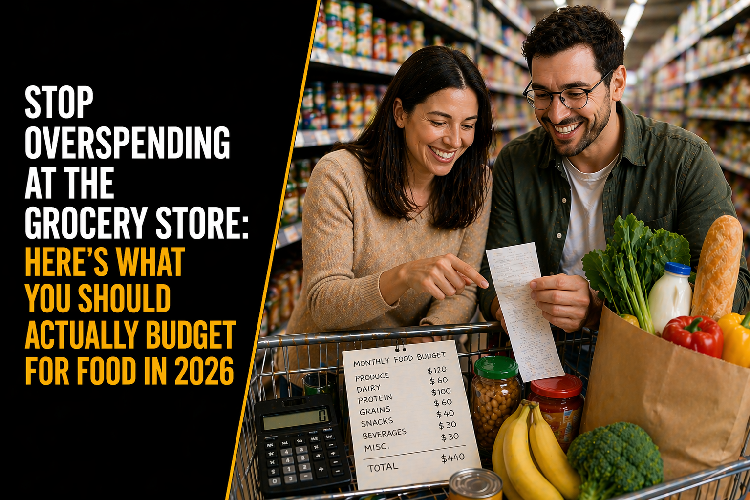 Stop Overspending at the Grocery Store: Here's What You Should Actually Budget for Food in 2026