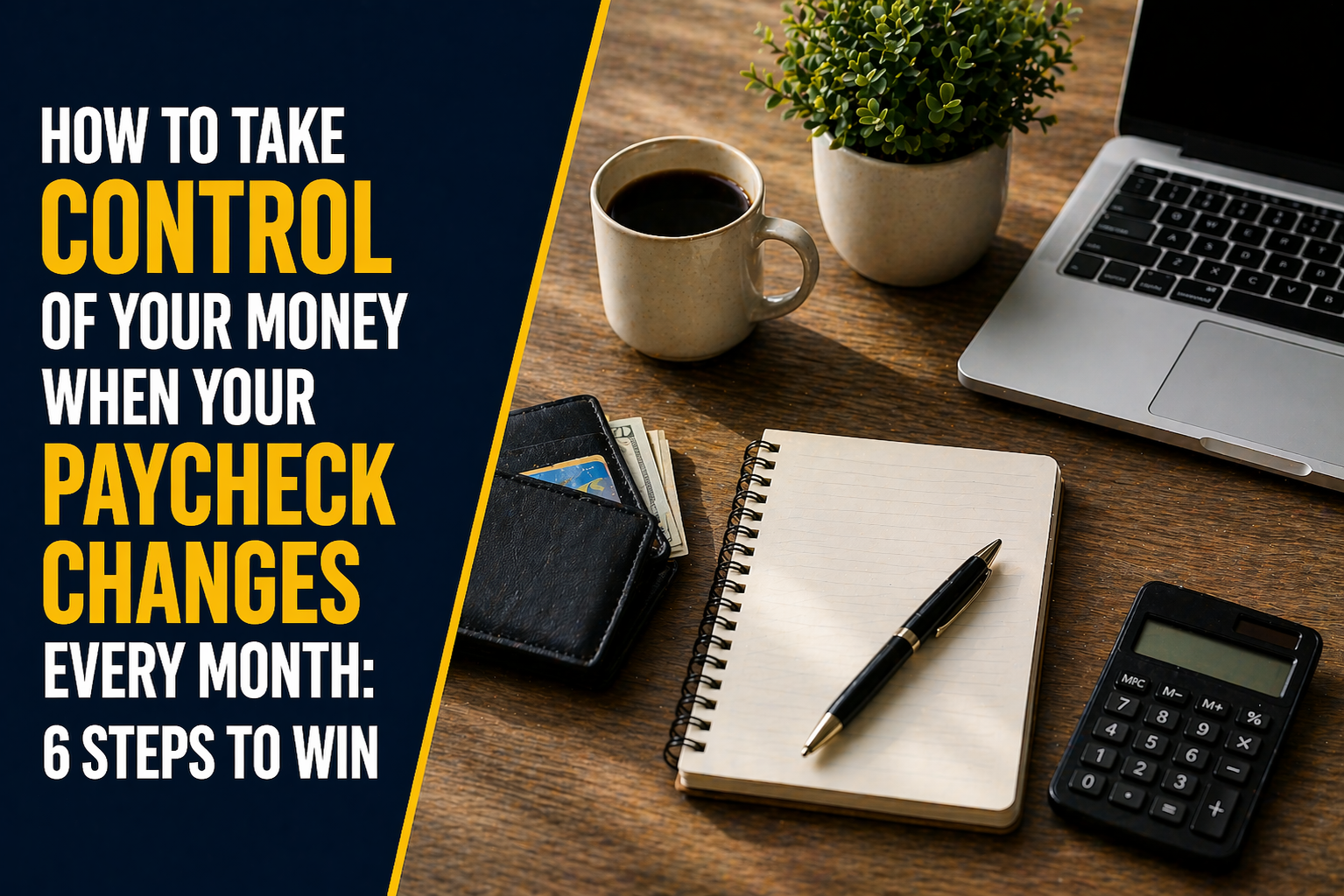 How to Take Control of Your Money When Your Paycheck Changes Every Month: 6 Steps to Win