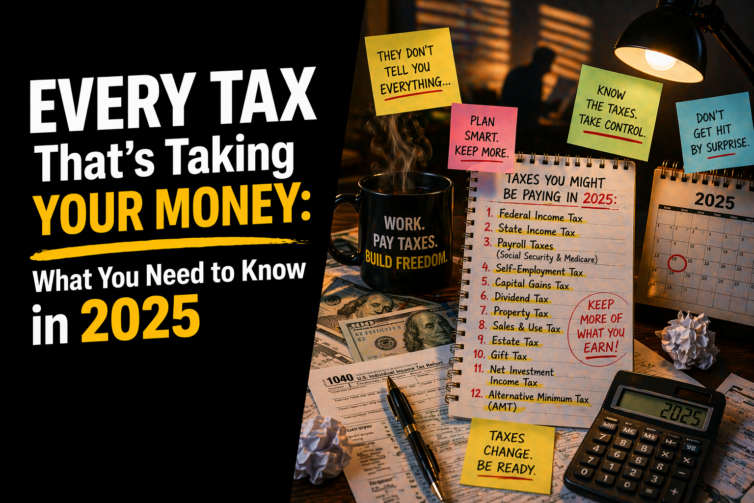 Every Tax That's Taking Your Money: What You Need to Know in 2025