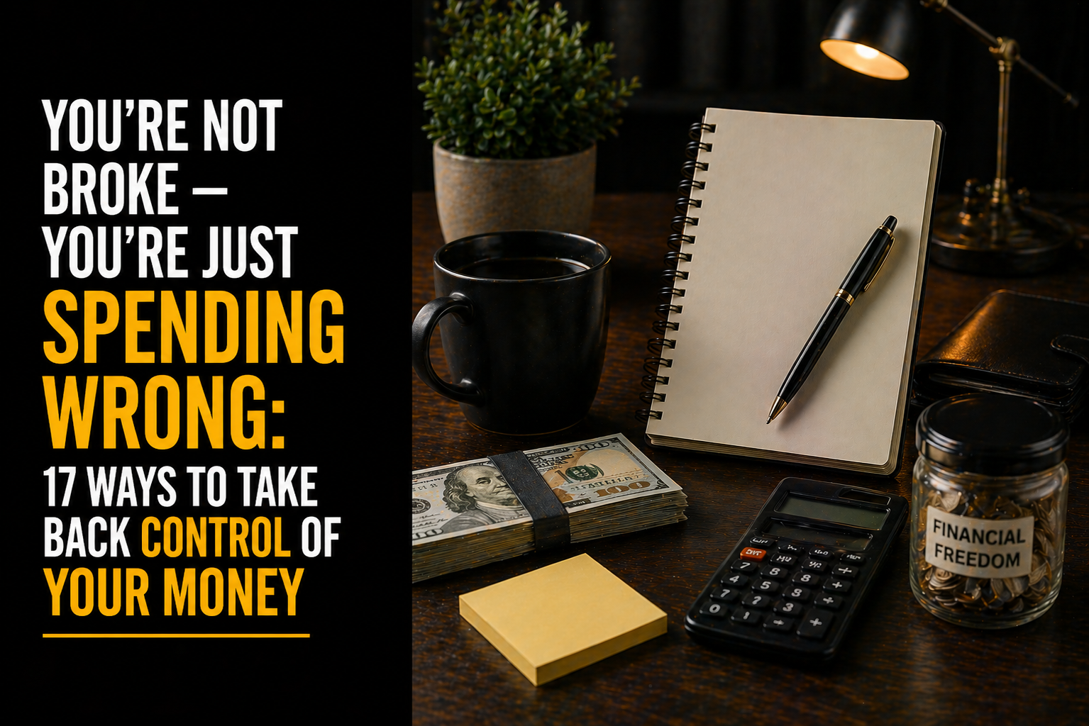 You're Not Broke — You're Just Spending Wrong: 17 Ways to Take Back Control of Your Money
