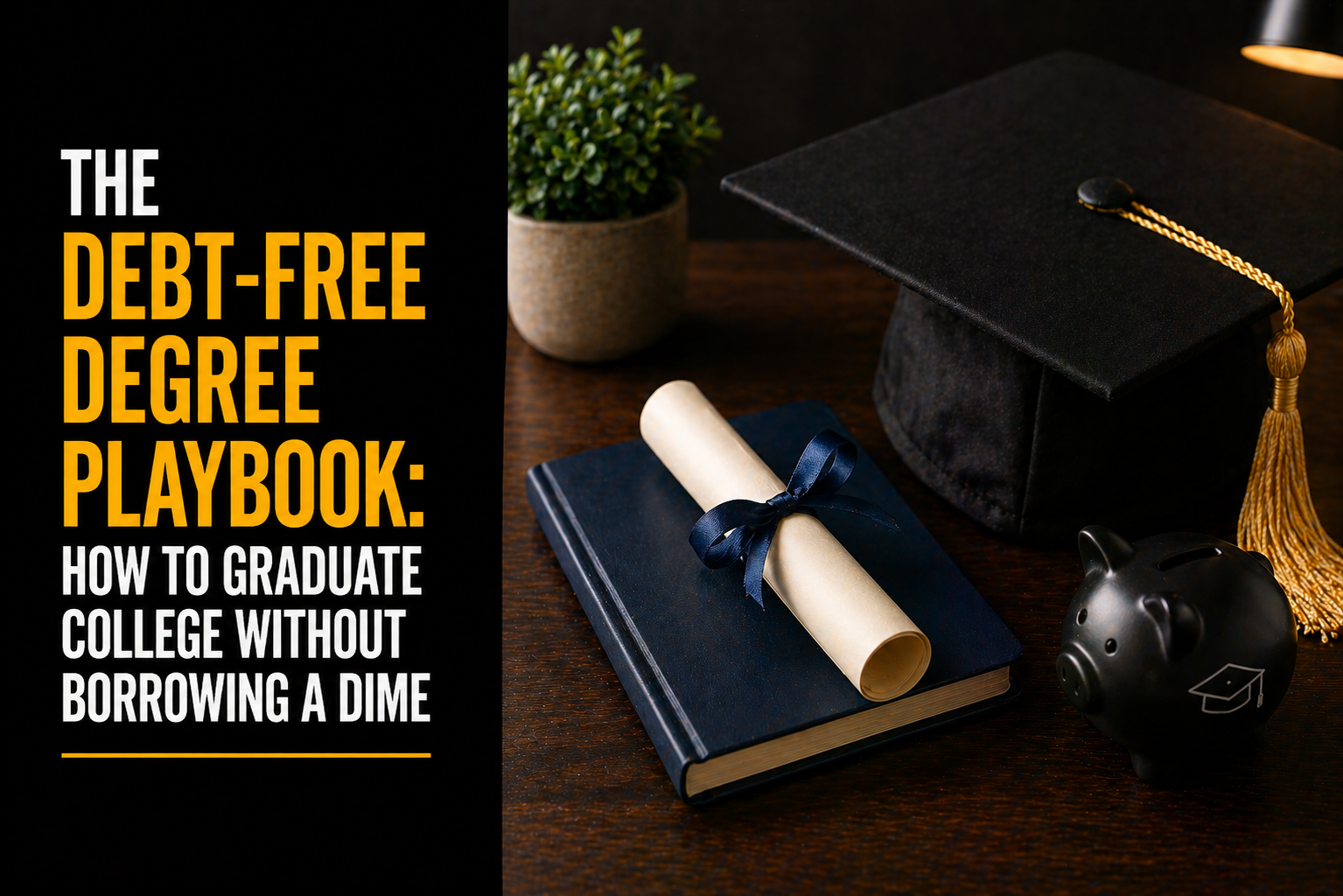 The Debt-Free Degree Playbook: How to Graduate College Without Borrowing a Dime