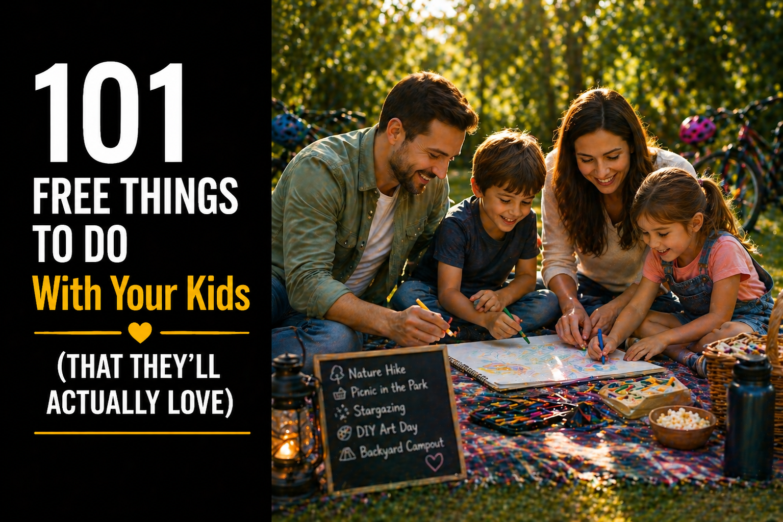 101 Free Things to Do With Your Kids (That They'll Actually Love)