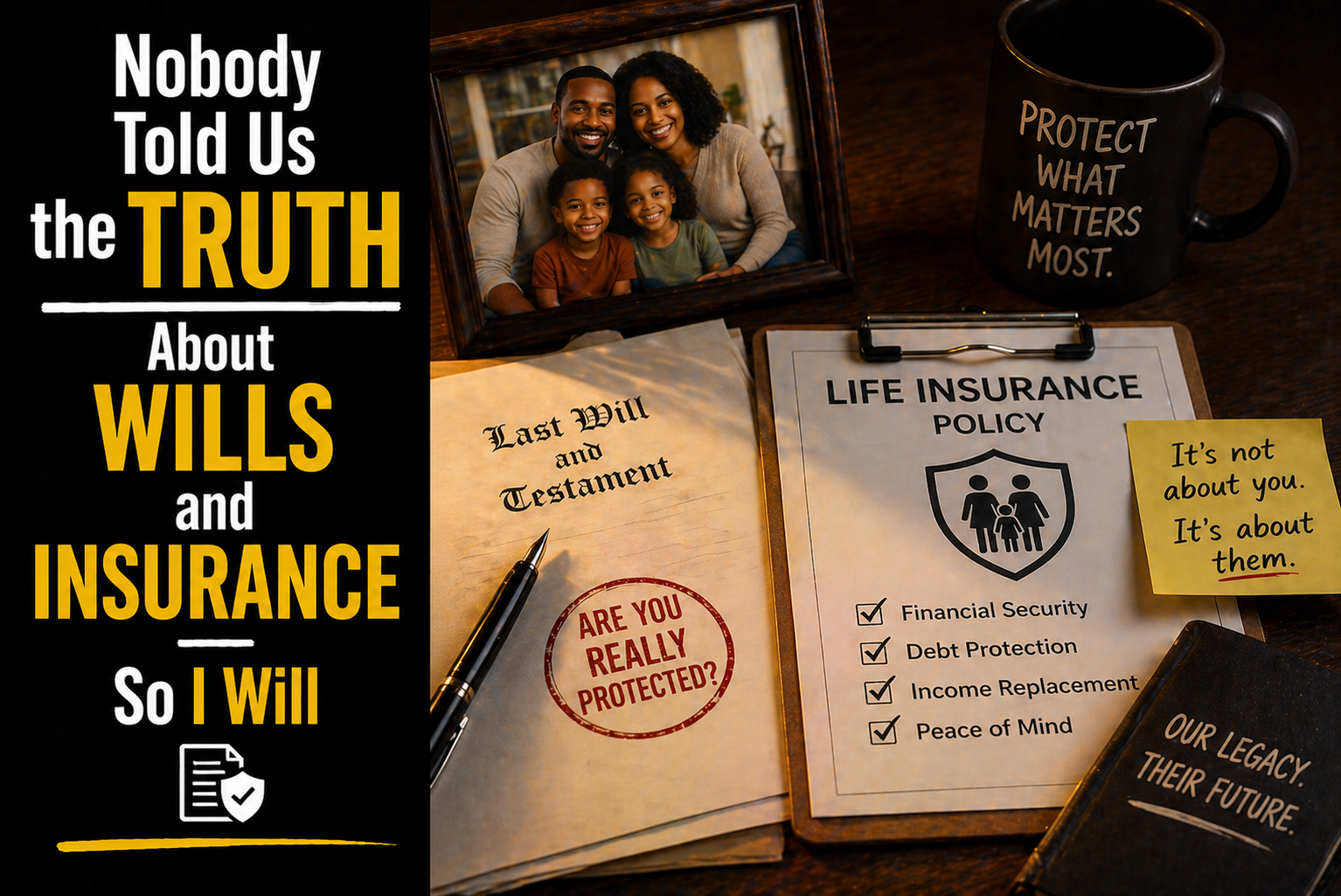 Nobody Told Us the Truth About Wills and Insurance — So I Will