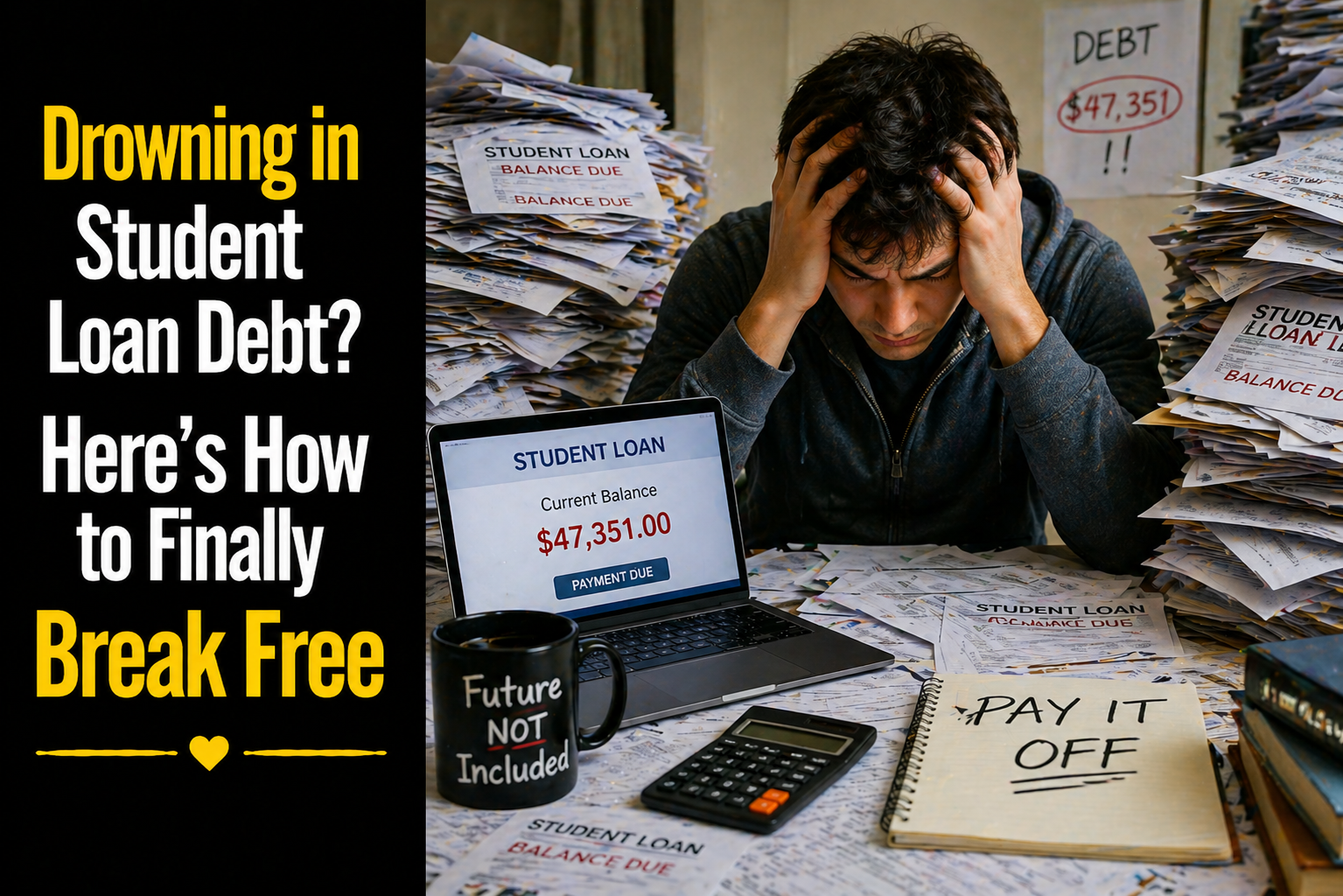 Drowning in Student Loan Debt? Here's How to Finally Break Free