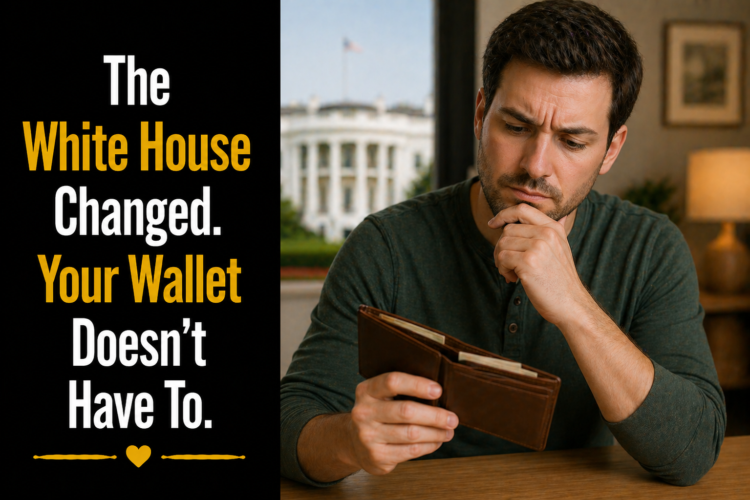 The White House Changed. Your Wallet Doesn't Have To.
