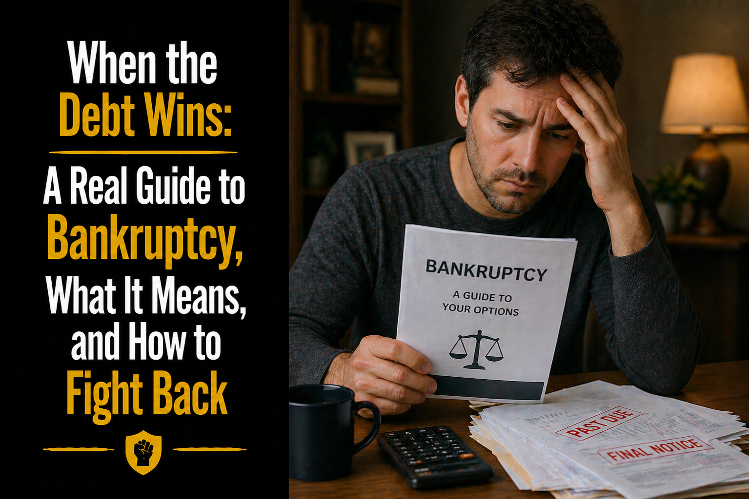 When the Debt Wins: A Real Guide to Bankruptcy, What It Means, and How to Fight Back