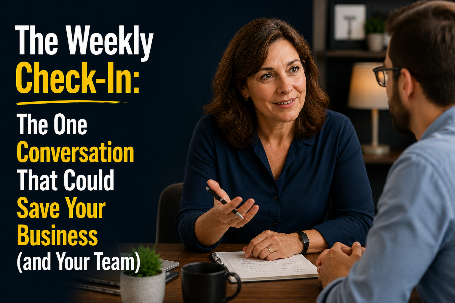 The Weekly Check-In: The One Conversation That Could Save Your Business (and Your Team)