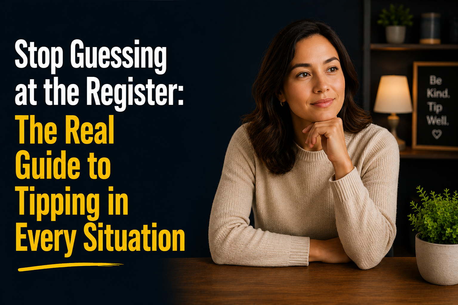 Stop Guessing at the Register: The Real Guide to Tipping in Every Situation