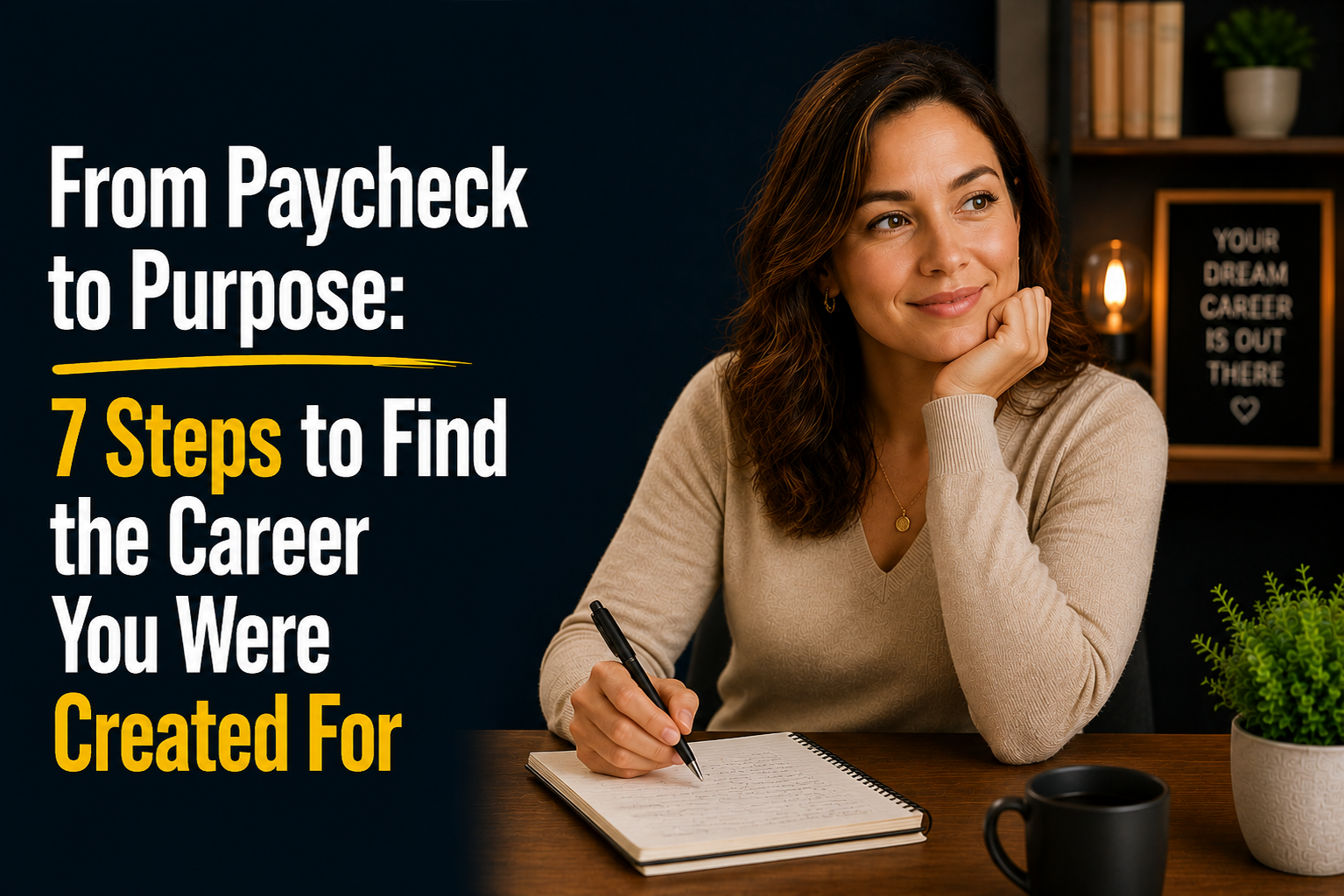 From Paycheck to Purpose: 7 Steps to Find the Career You Were Created For