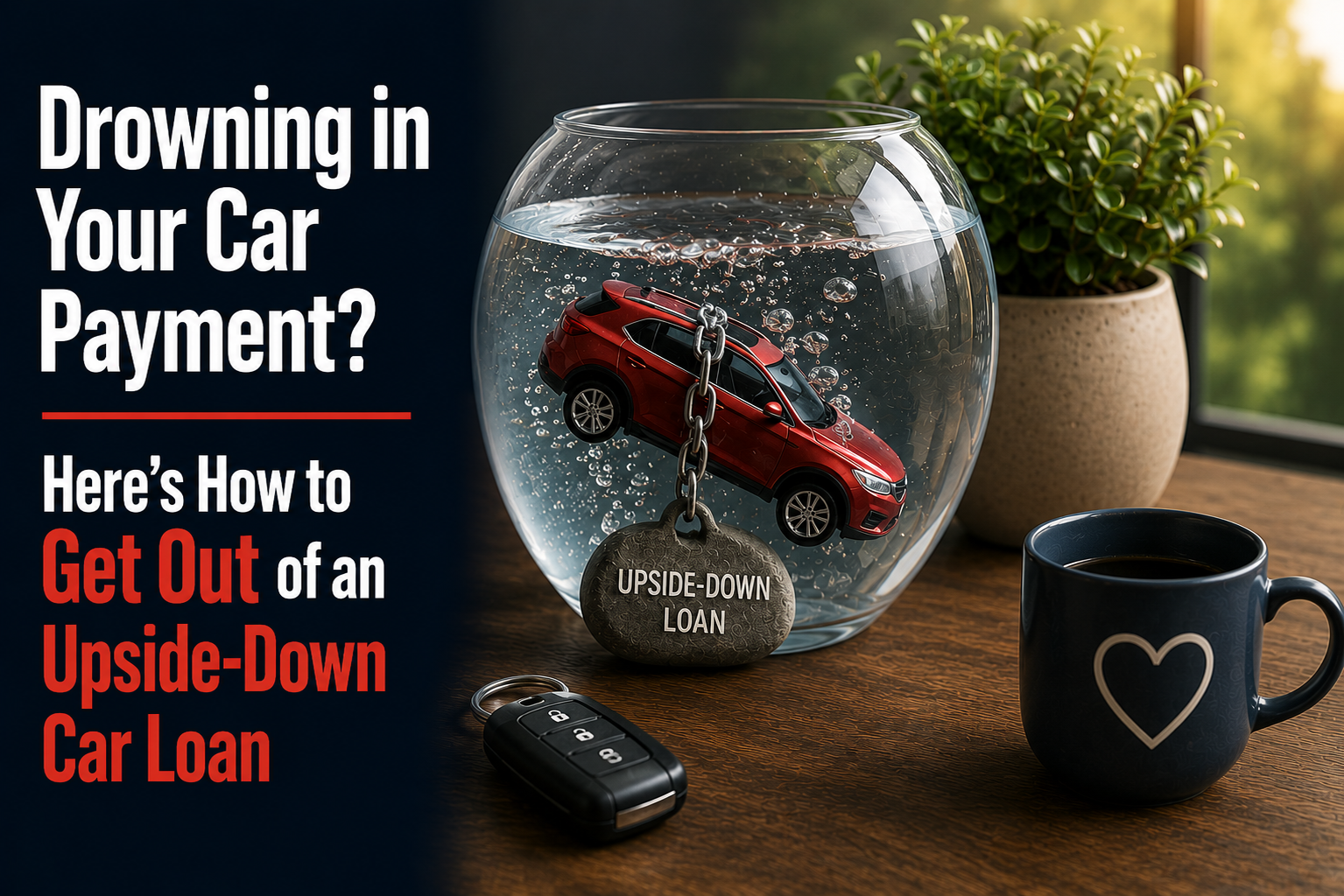 Drowning in Your Car Payment? Here's How to Get Out of an Upside-Down Car Loan