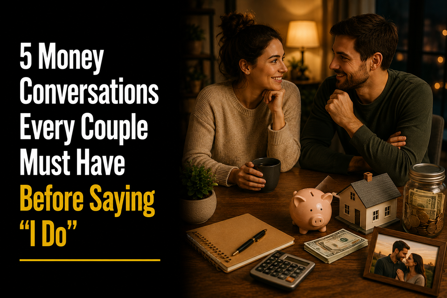 5 Money Conversations Every Couple Must Have Before Saying "I Do"
