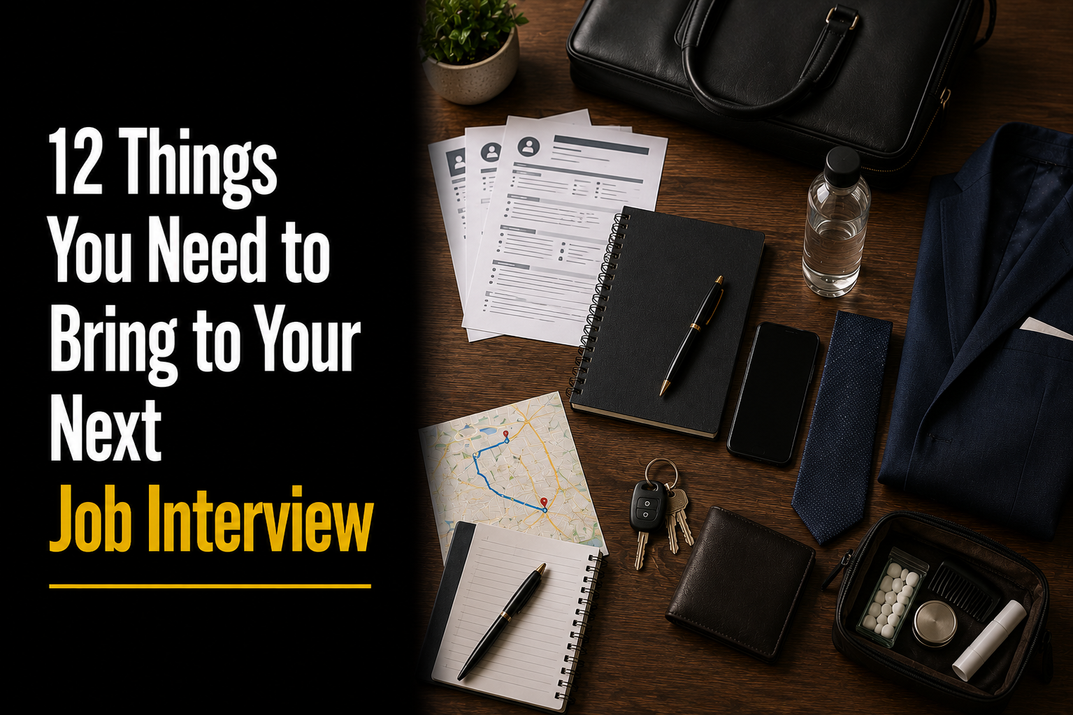 12 Things You Need to Bring to Your Next Job Interview