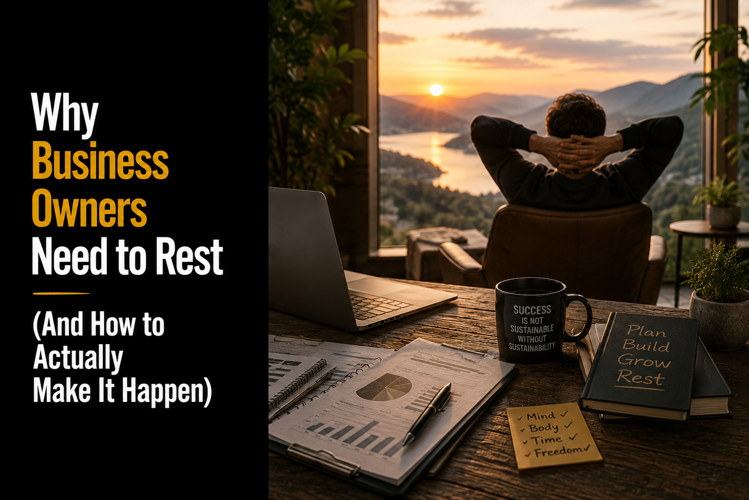 Why Business Owners Need to Rest (And How to Actually Make It Happen)