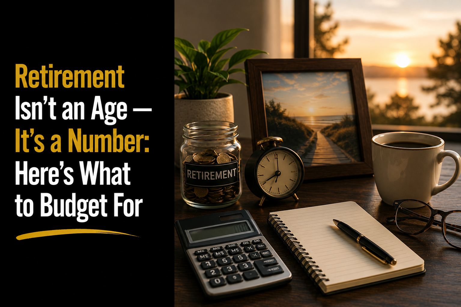 Retirement Isn't an Age — It's a Number: Here's What to Budget For