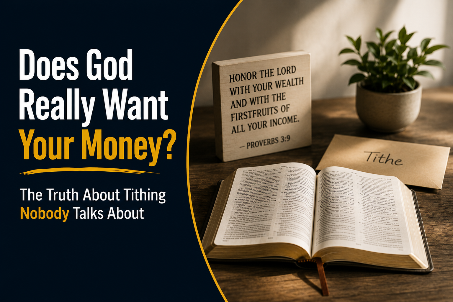 Does God Really Want Your Money? The Truth About Tithing Nobody Talks About