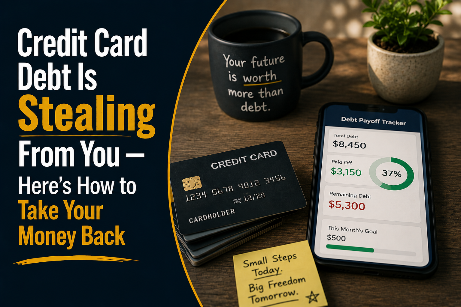 Credit Card Debt Is Stealing From You — Here's How to Take Your Money Back