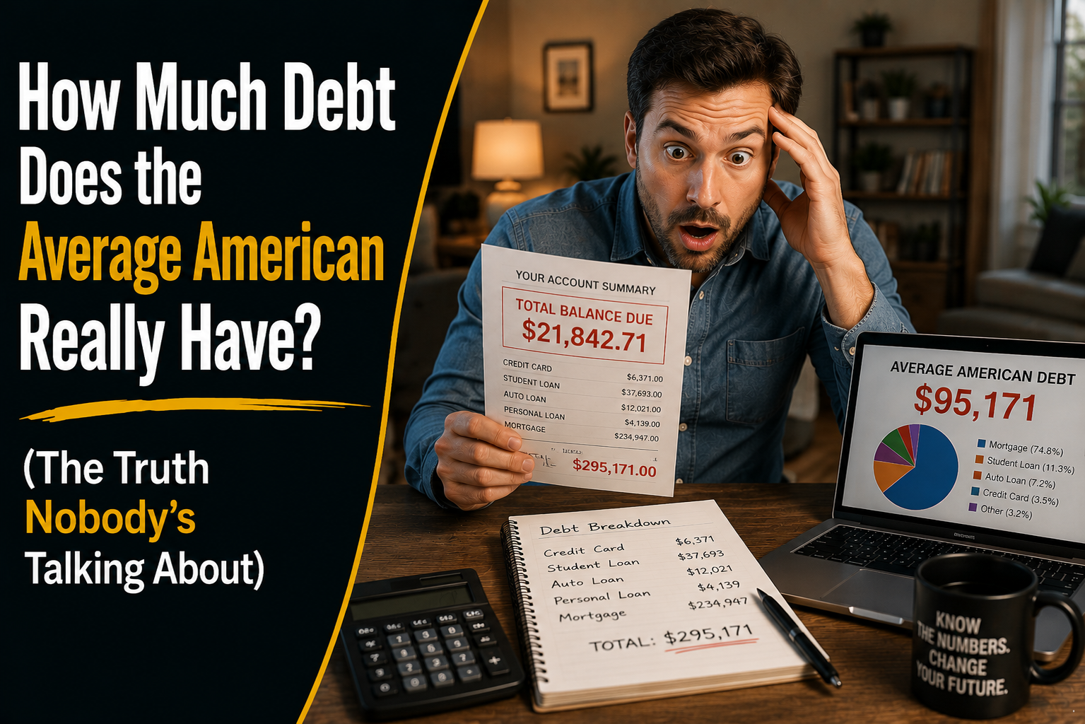 How Much Debt Does the Average American Really Have? (The Truth Nobody's Talking About)
