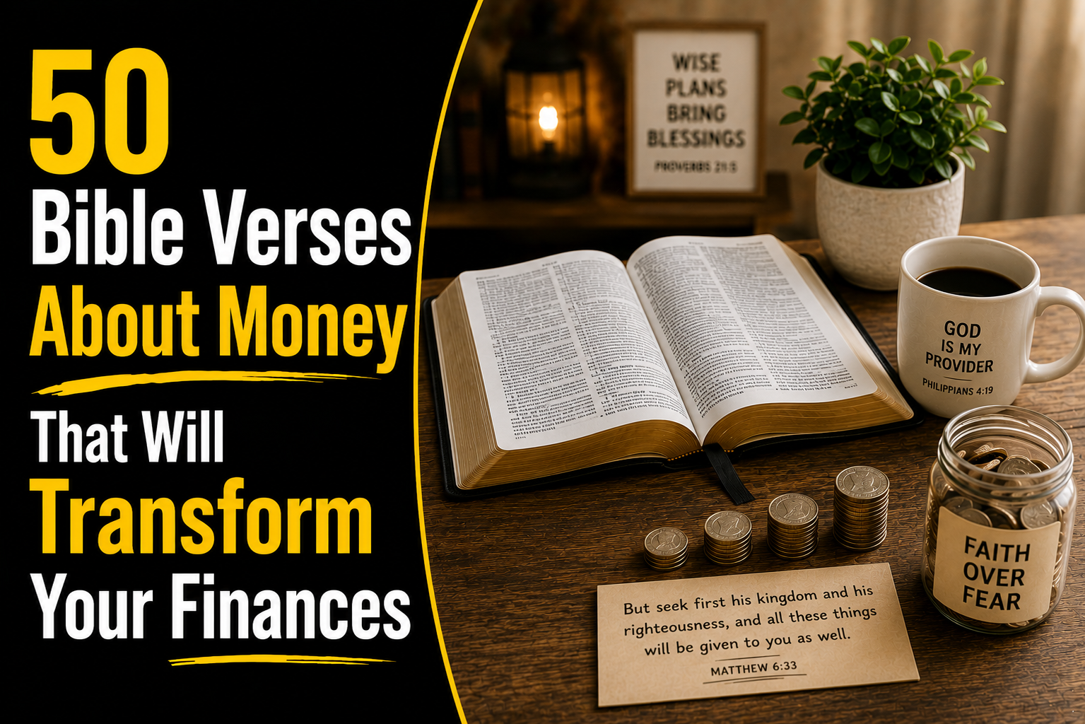 50 Bible Verses About Money That Will Transform Your Finances