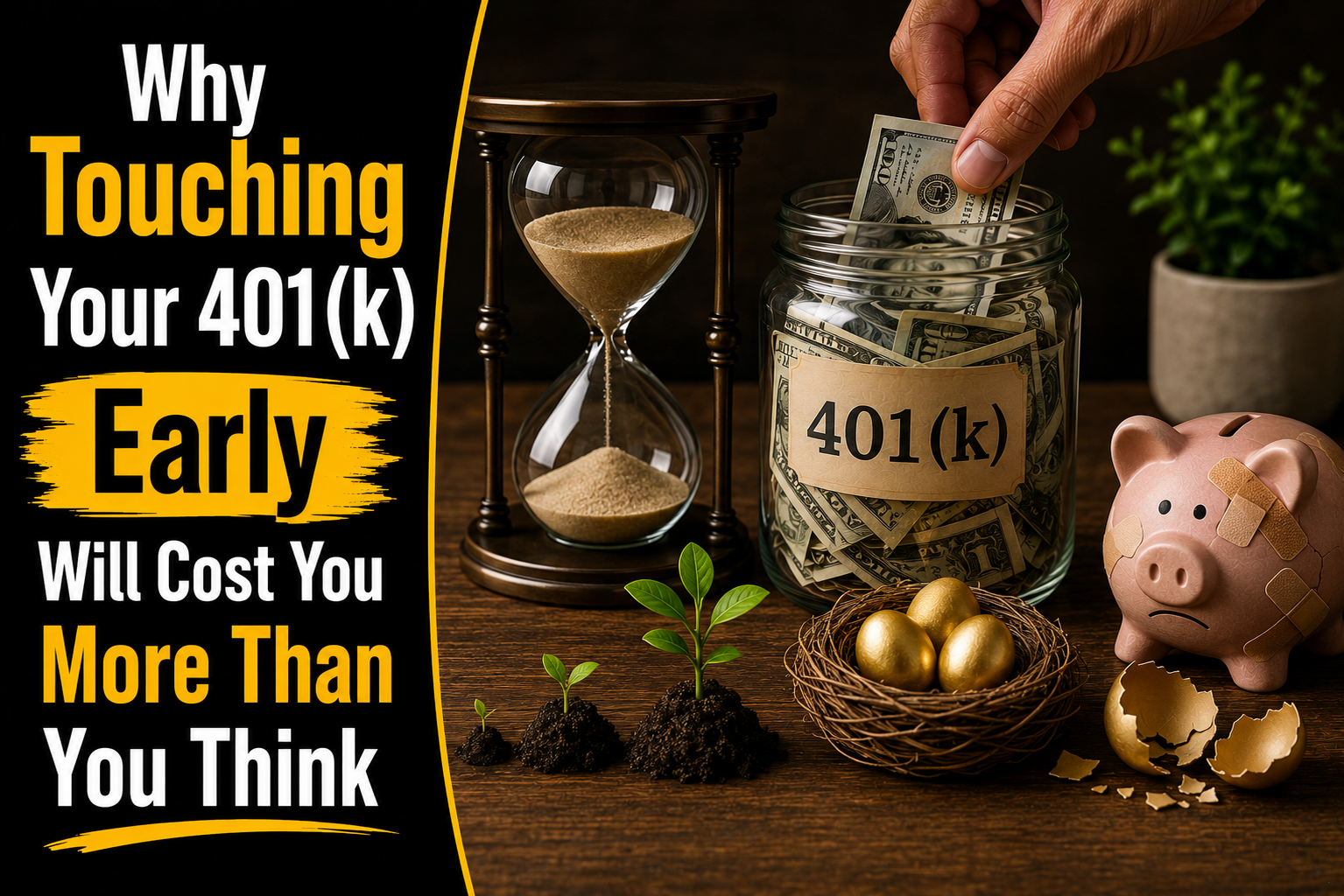 Why Touching Your 401(k) Early Will Cost You More Than You Think