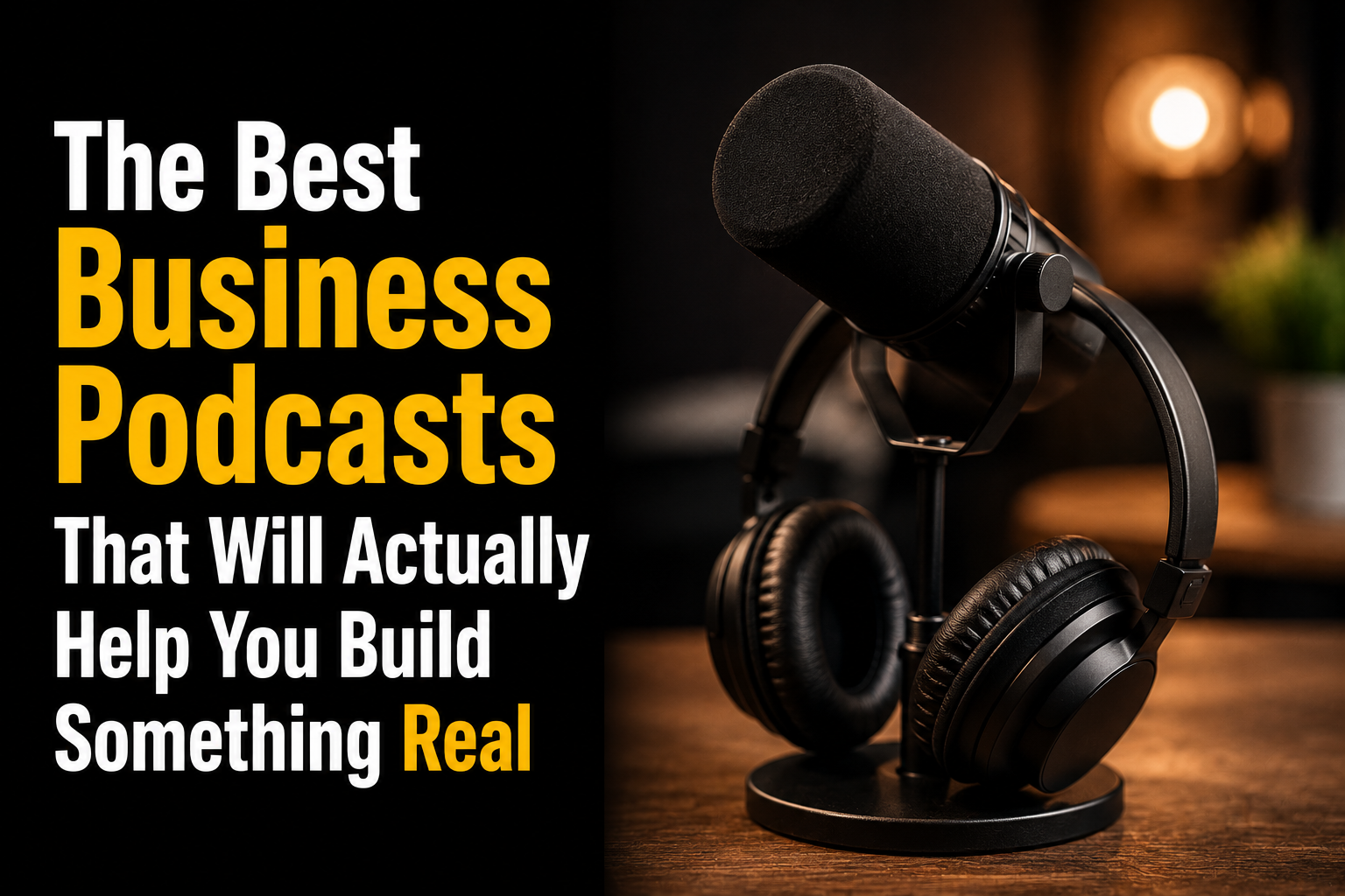 The Best Business Podcasts That Will Actually Help You Build Something Real