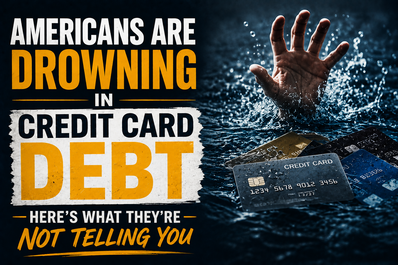 Americans Are Drowning in Credit Card Debt — Here's What They're Not Telling You