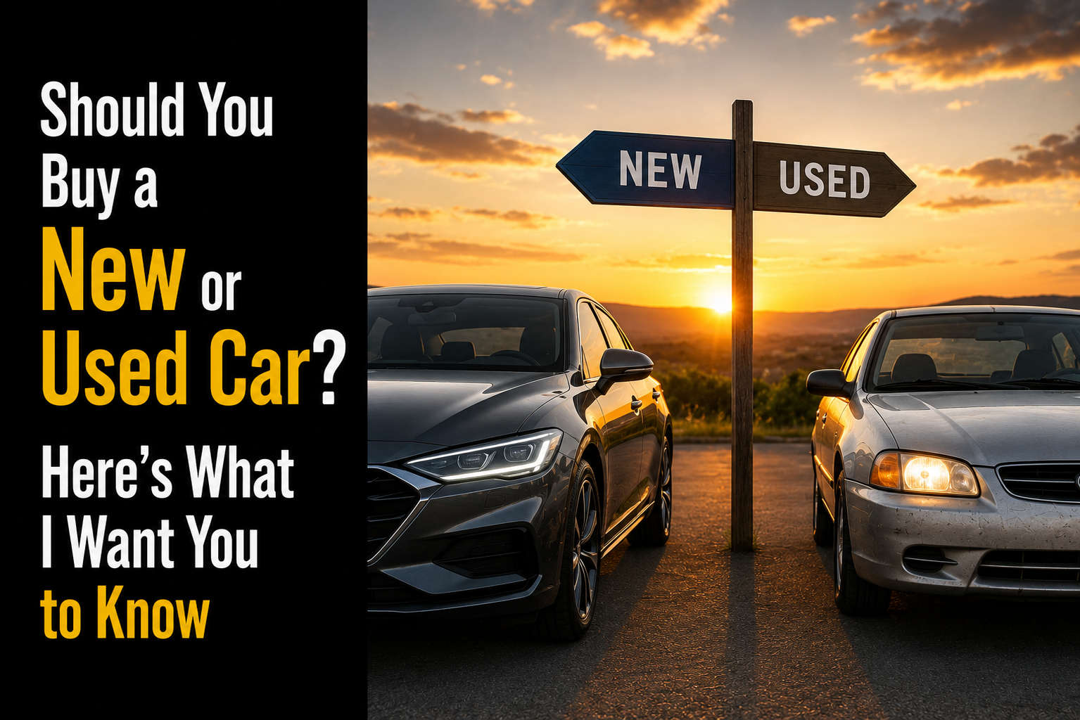 Should You Buy a New or Used Car? Here's What I Want You to Know