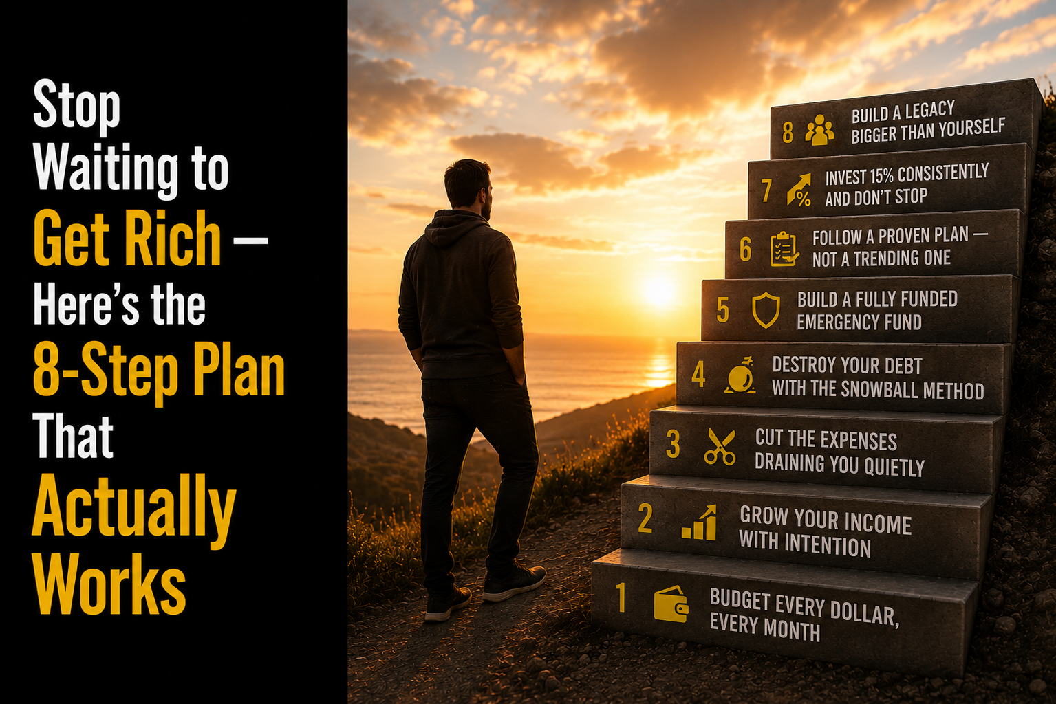 Stop Waiting to Get Rich — Here's the 8-Step Plan That Actually Works