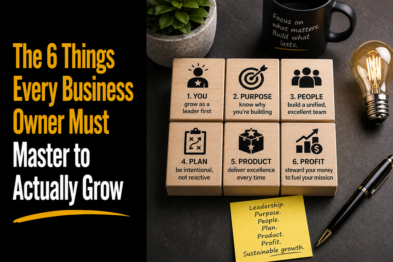 The 6 Things Every Business Owner Must Master to Actually Grow