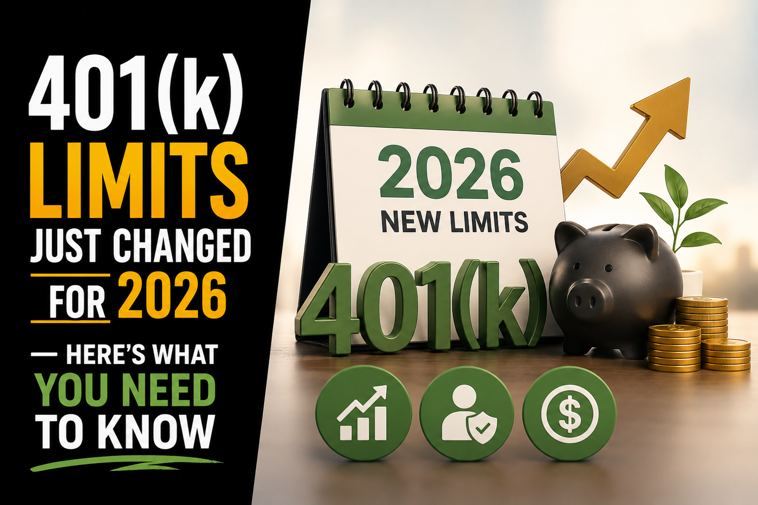401(k) Limits Just Changed for 2026 — Here's What You Need to Know