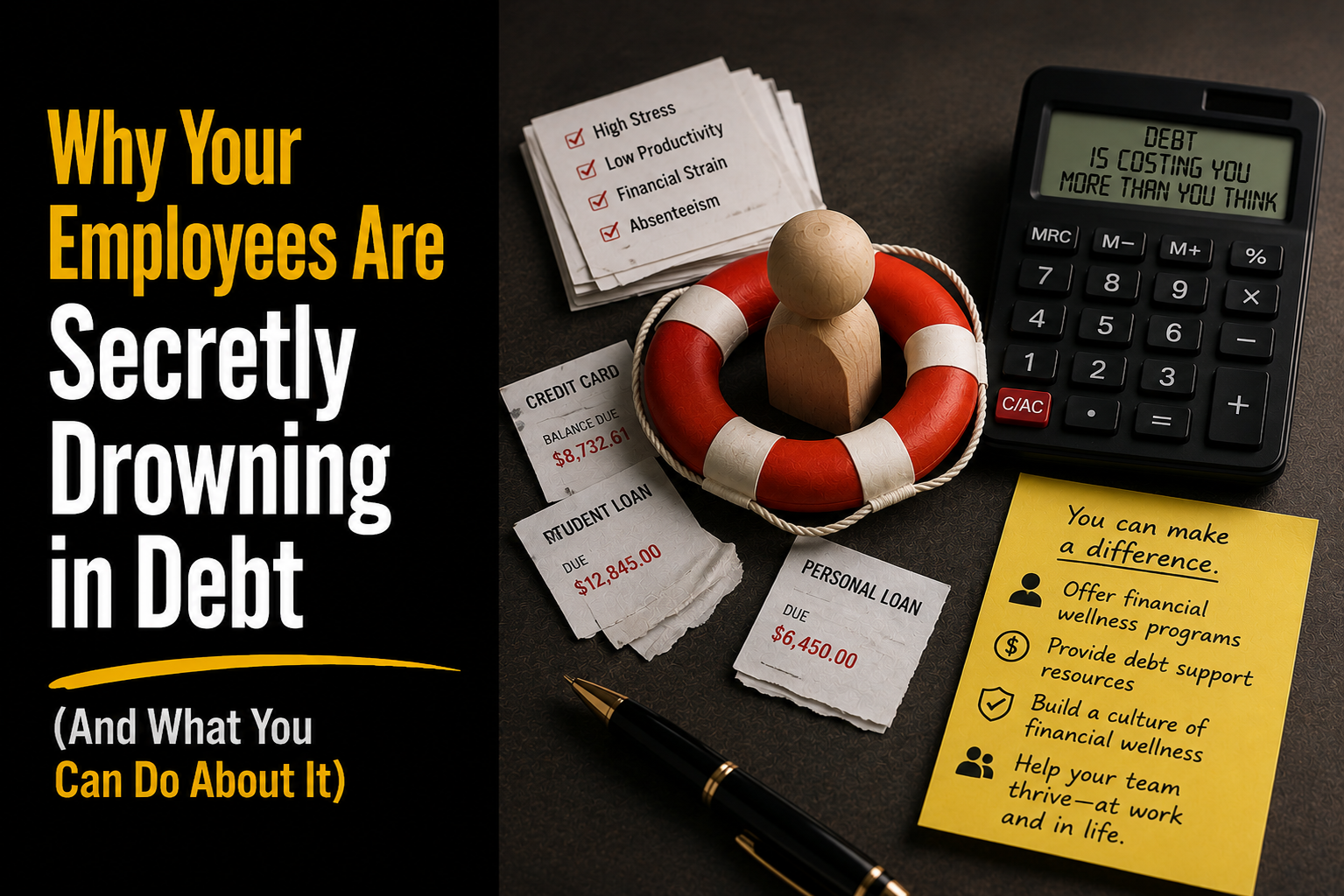Why Your Employees Are Secretly Drowning in Debt (And What You Can Do About It)
