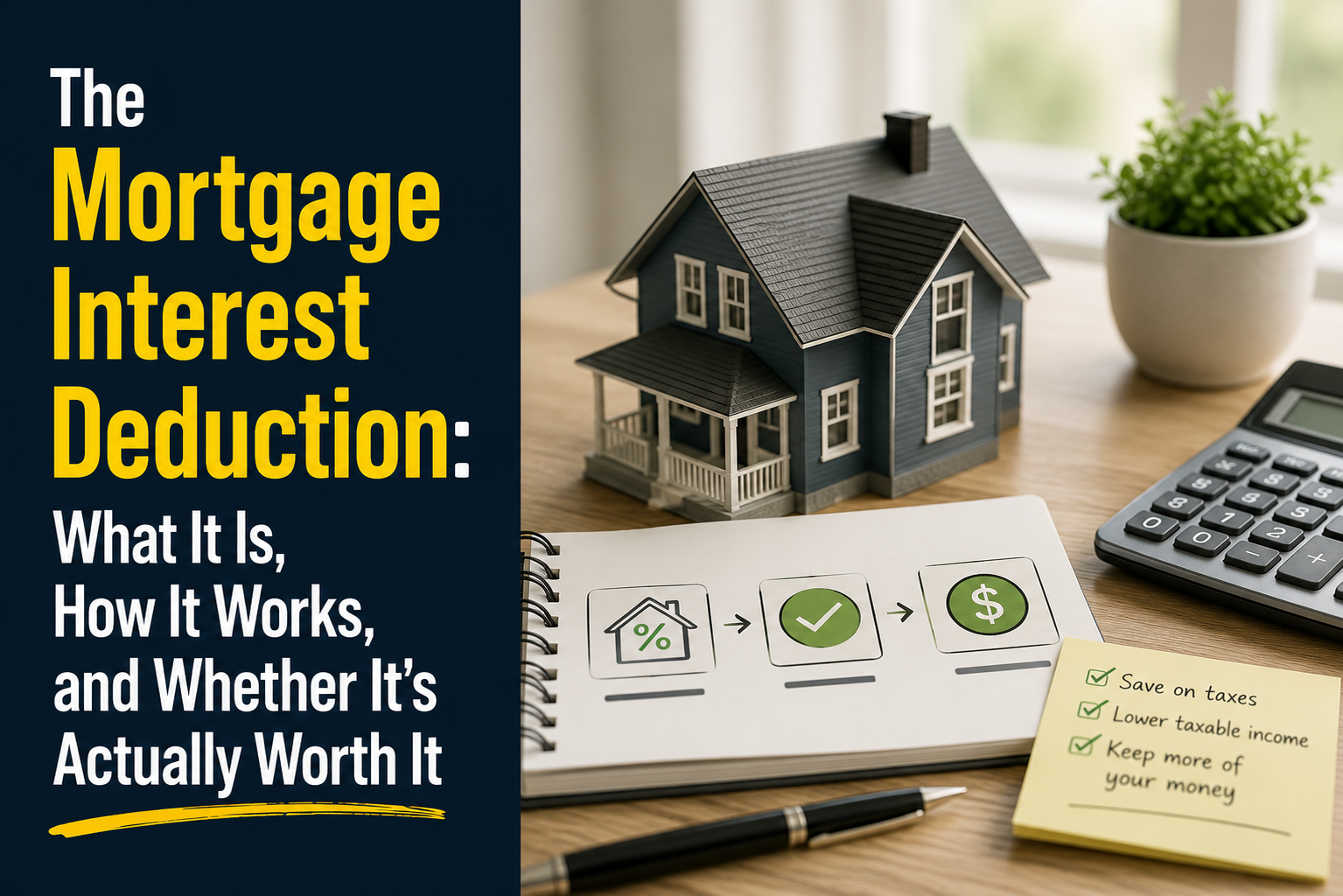 The Mortgage Interest Deduction: What It Is, How It Works, and Whether It's Actually Worth It