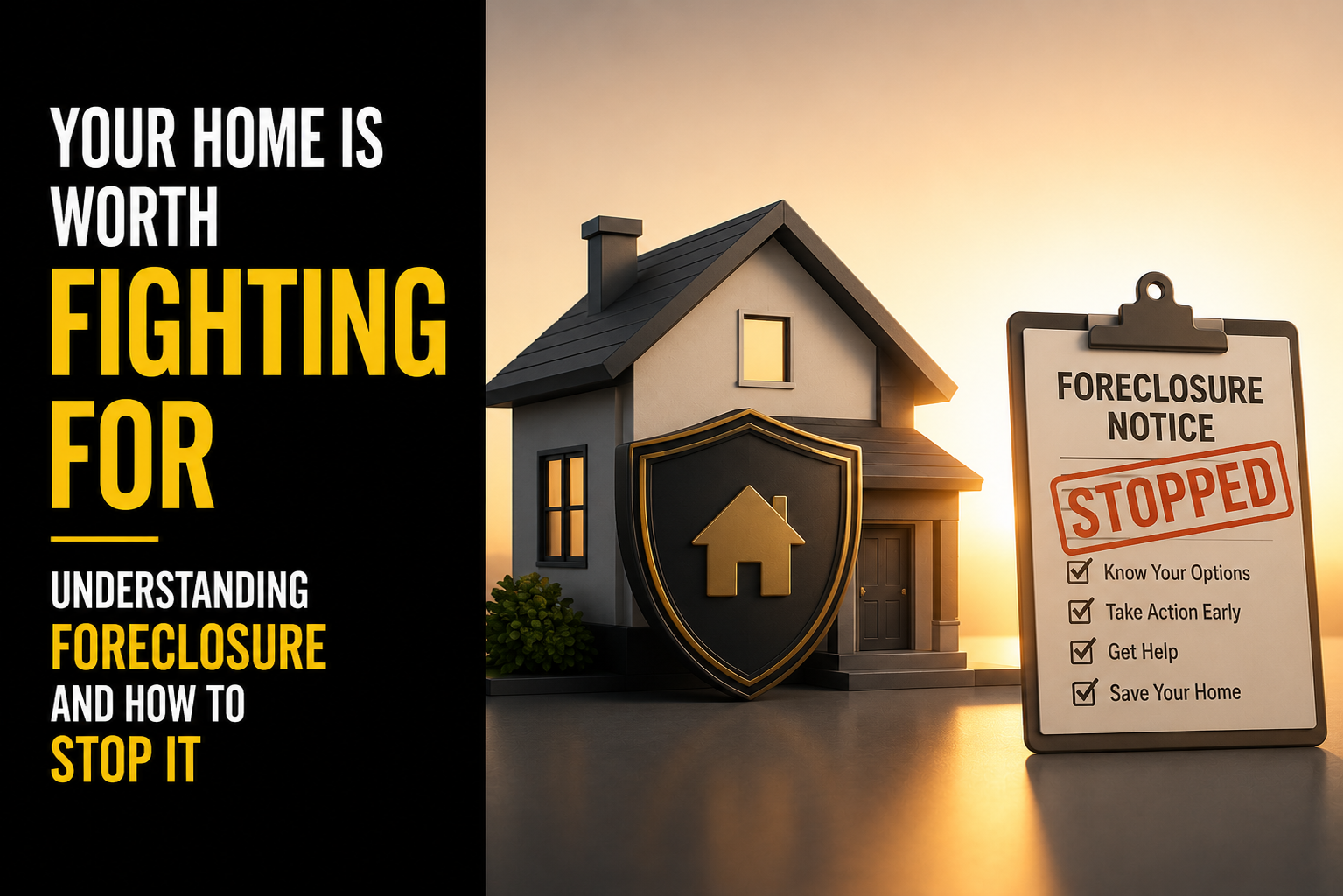 Your Home Is Worth Fighting For: Understanding Foreclosure and How to Stop It