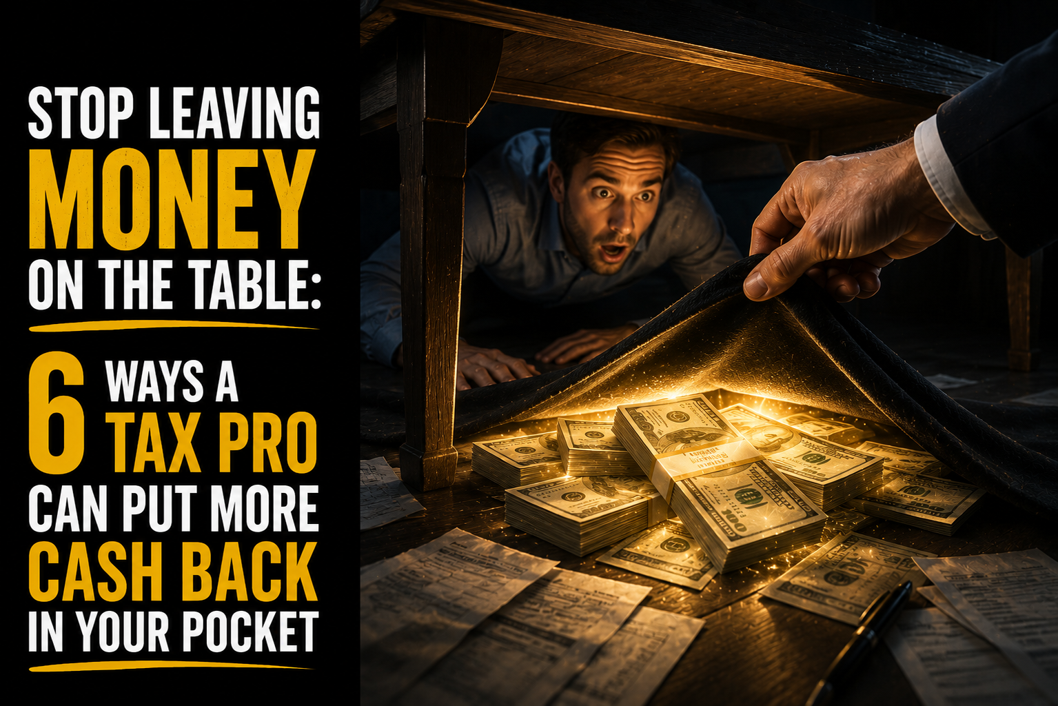 Stop Leaving Money on the Table: 6 Ways a Tax Pro Can Put More Cash Back in Your Pocket