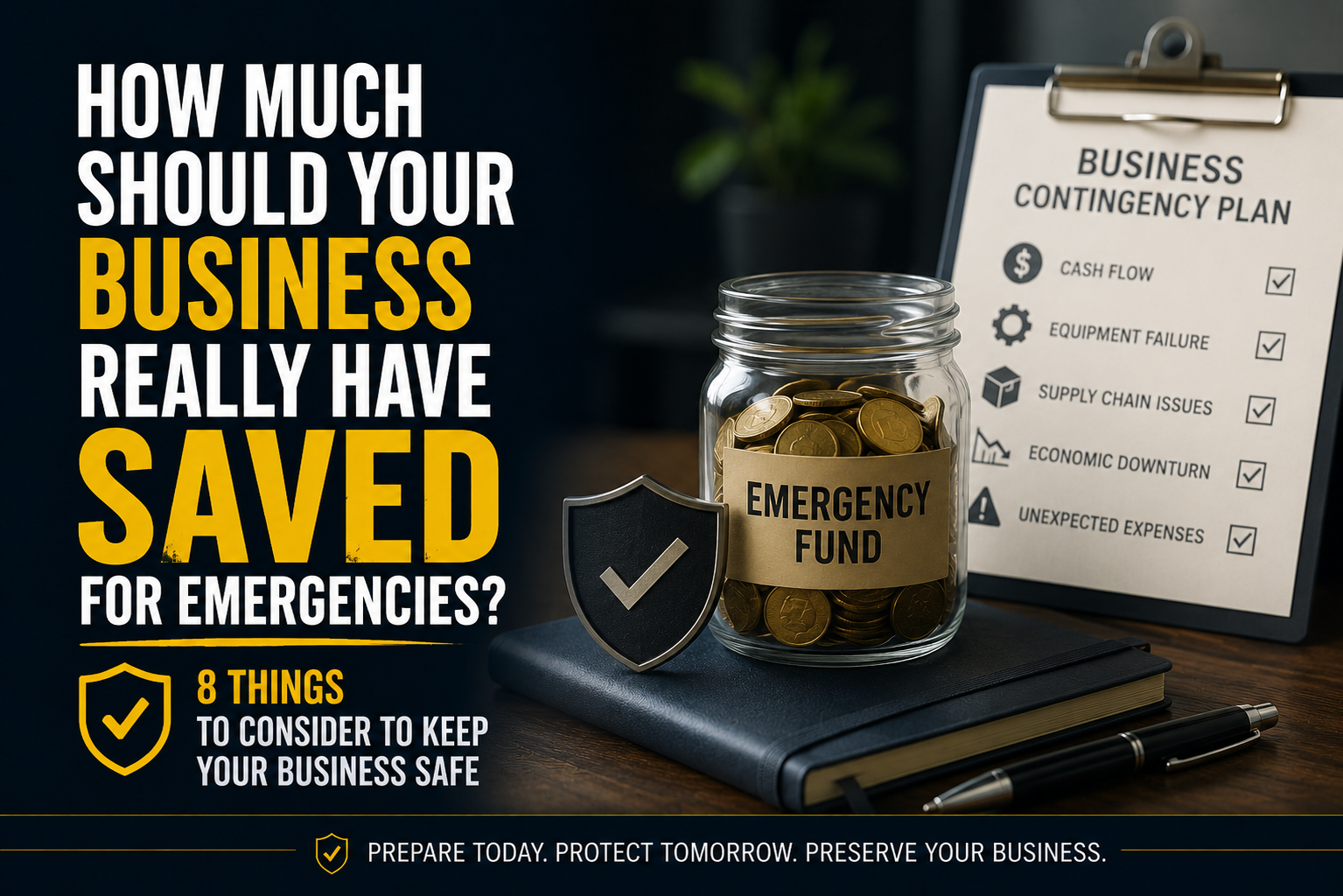 How Much Should Your Business Really Have Saved for Emergencies?