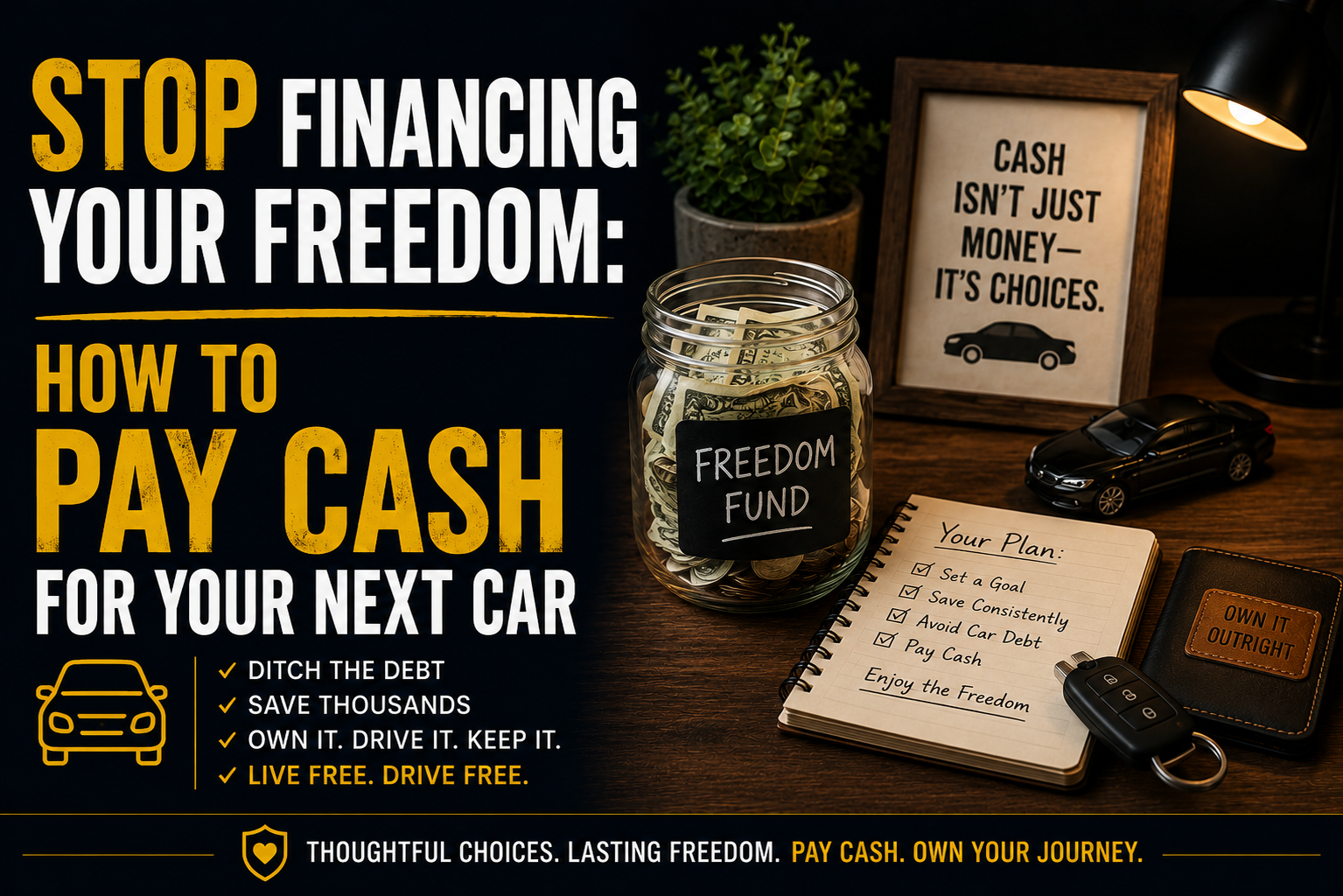 Stop Financing Your Freedom: How to Pay Cash for Your Next Car