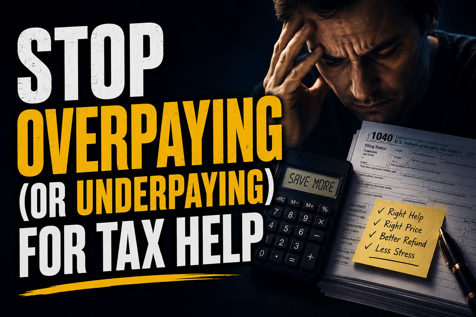 Stop Overpaying (or Underpaying) for Tax Help — Here's What You Need to Know