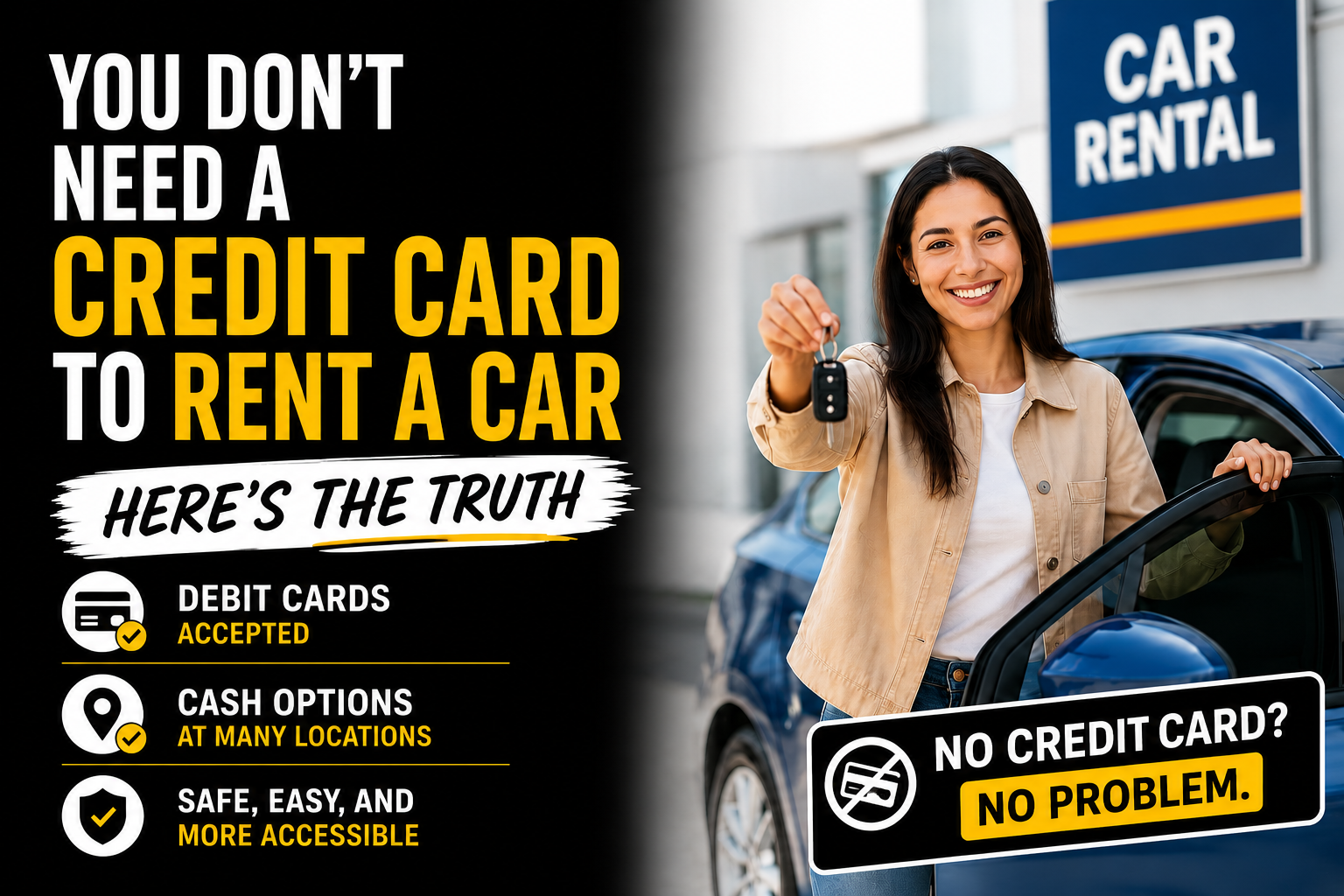 You Don't Need a Credit Card to Rent a Car — Here's the Truth