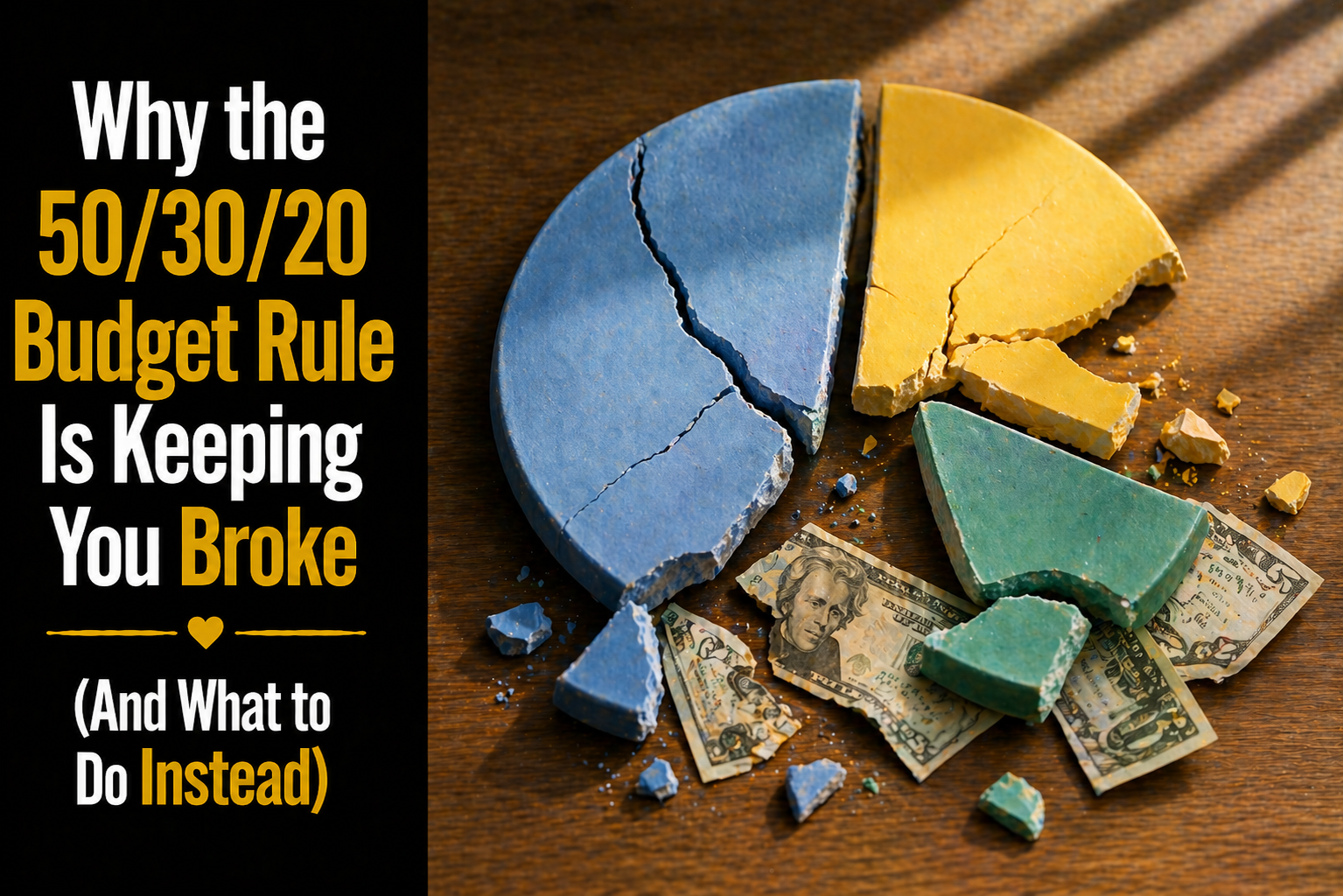 Why the 50/30/20 Budget Rule Is Keeping You Broke (And What to Do Instead)