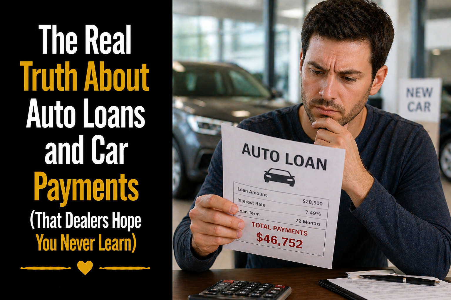 The Real Truth About Auto Loans and Car Payments (That Dealers Hope You Never Learn)