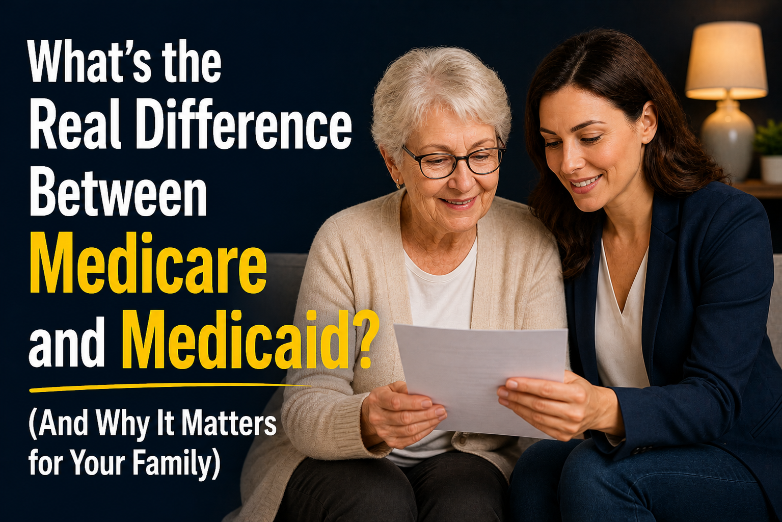 What's the Real Difference Between Medicare and Medicaid? (And Why It Matters for Your Family)