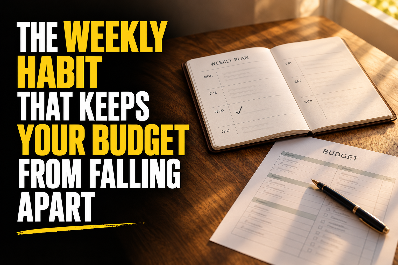 The Weekly Habit That Keeps Your Budget From Falling Apart