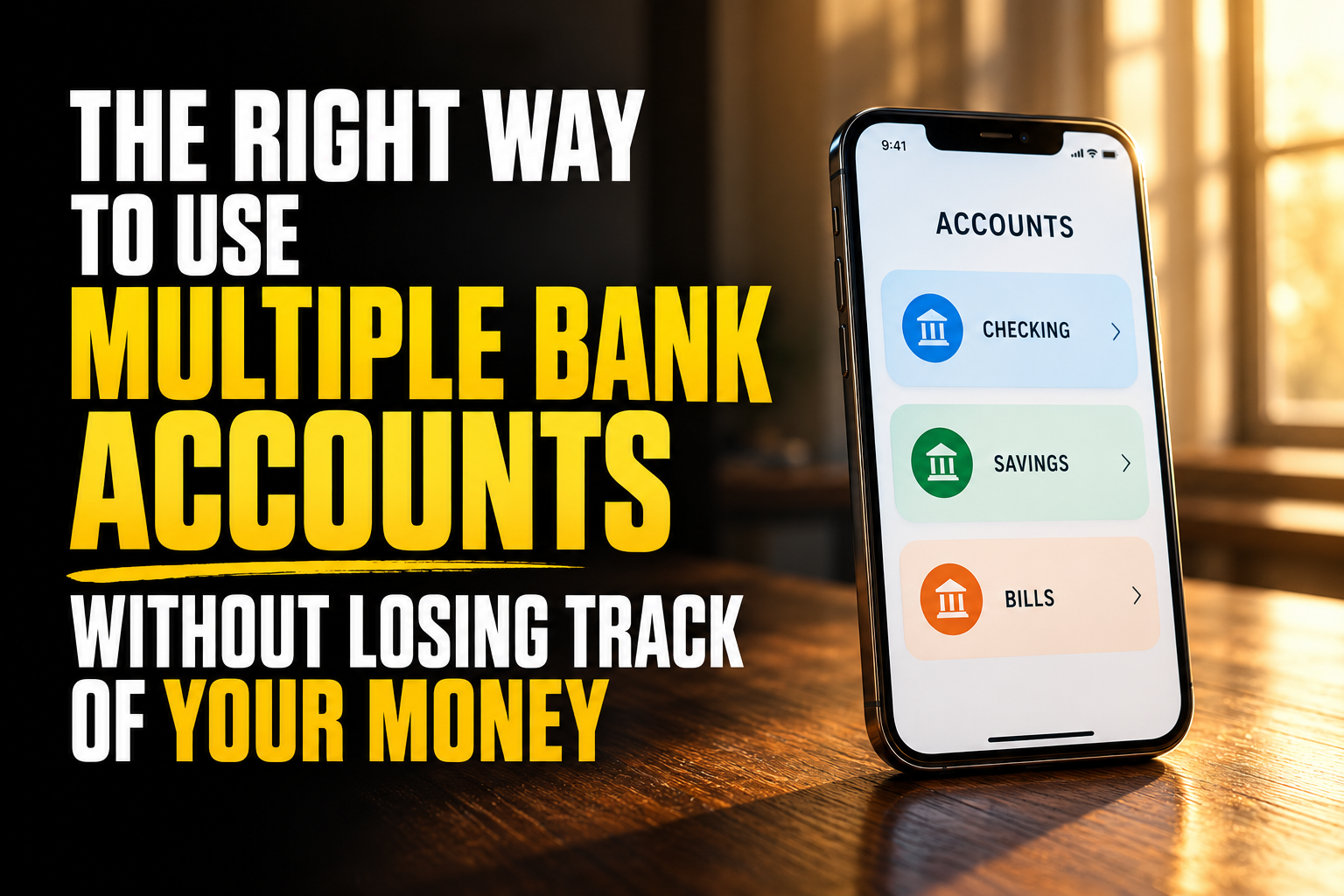 The Right Way to Use Multiple Bank Accounts Without Losing Track of Your Money