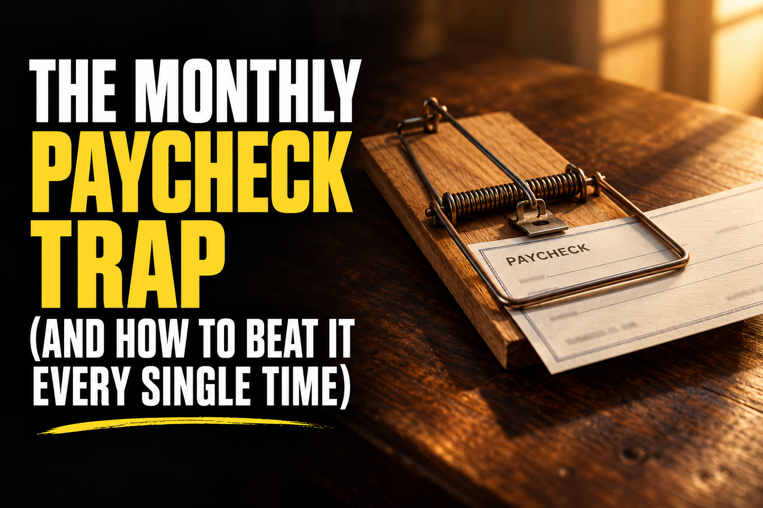 The Monthly Paycheck Trap (And How to Beat It Every Single Time)