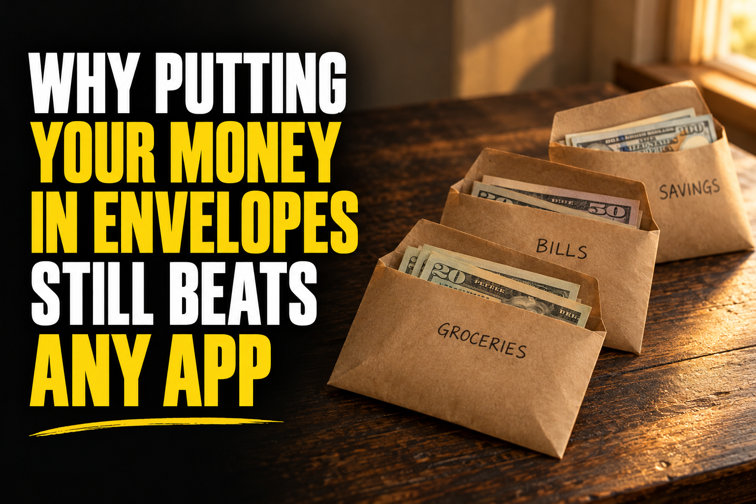 Why Putting Your Money in Envelopes Still Beats Any App]